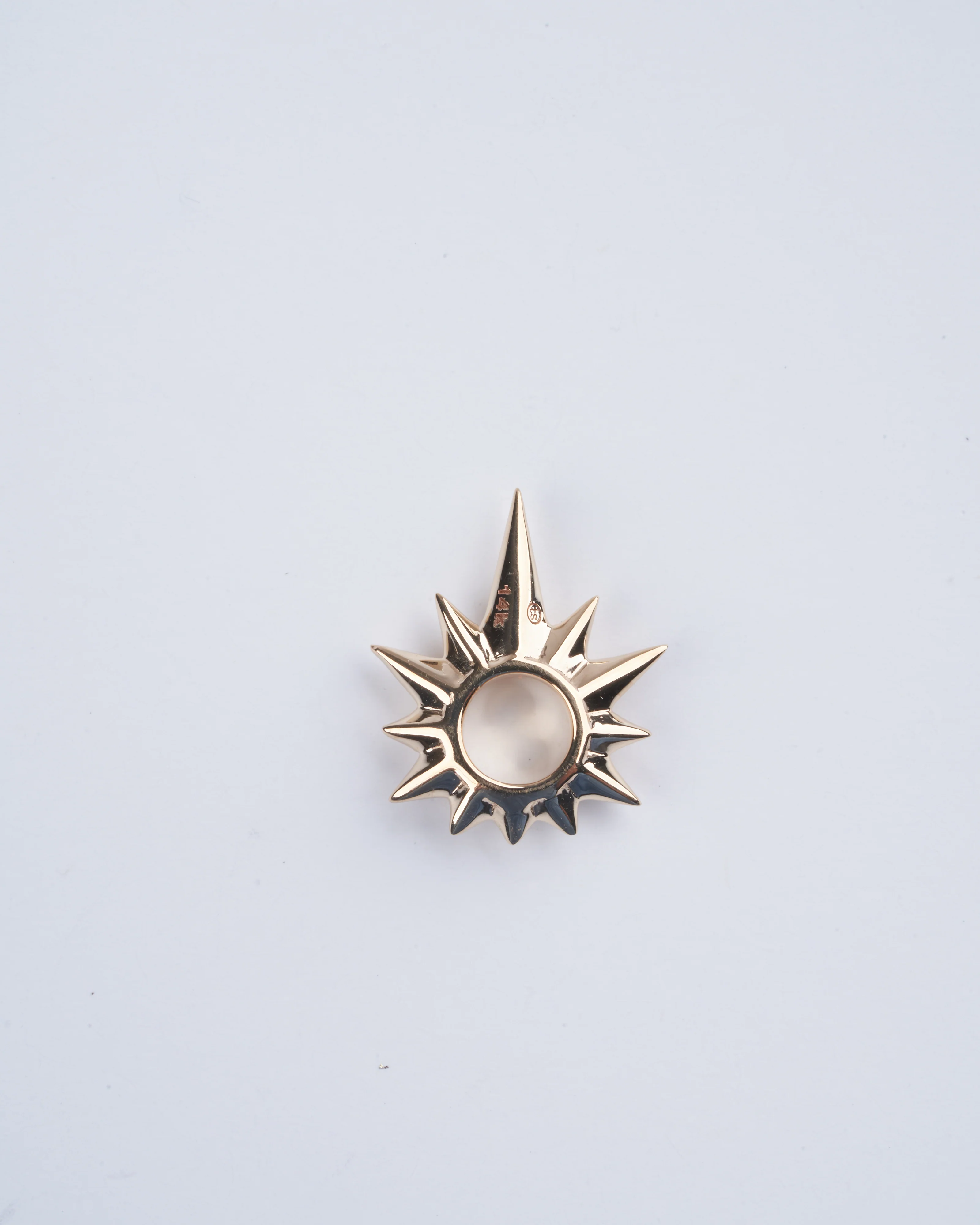tiny love explosion starburst charms - gold/ diamond - Image 2