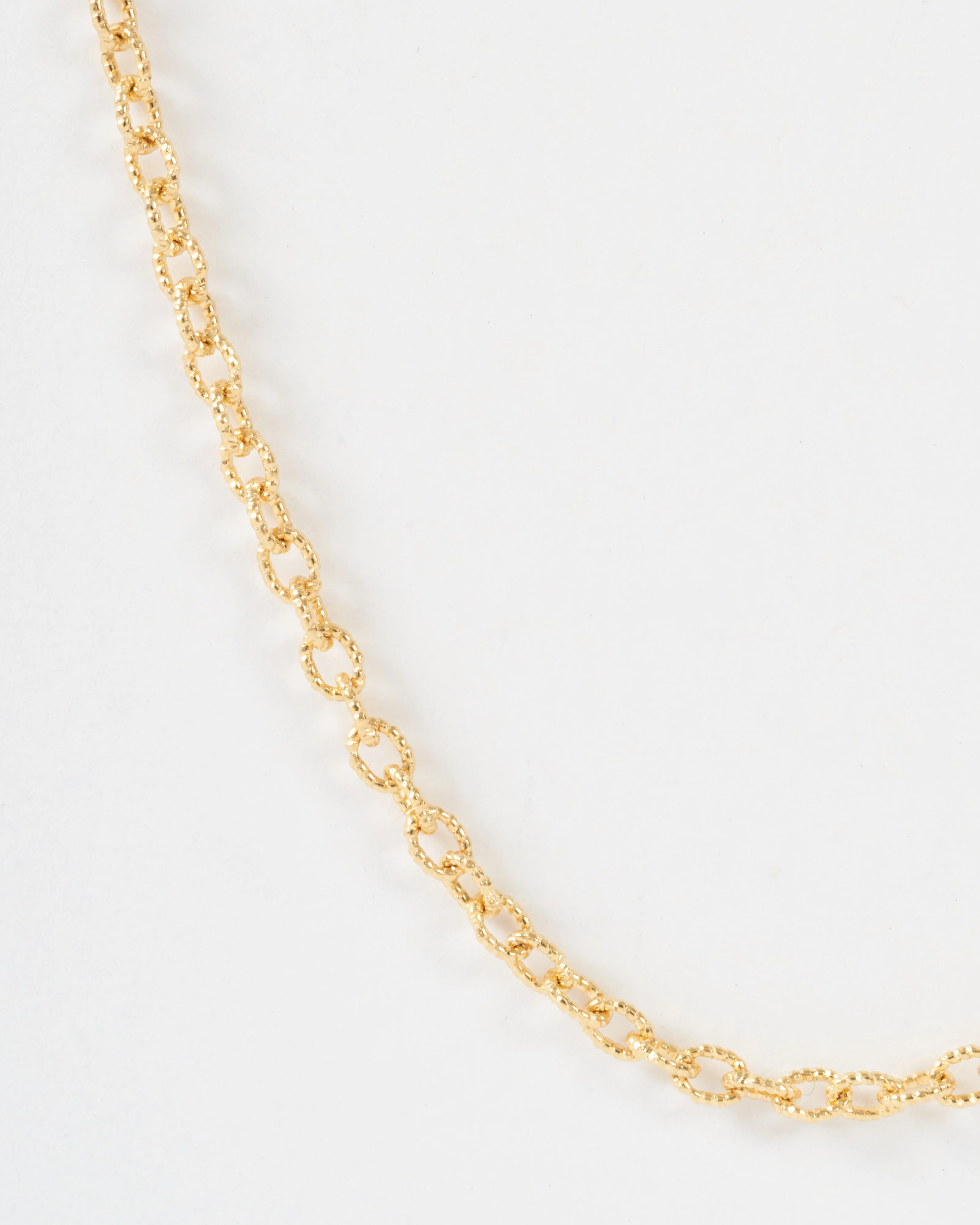 tiny textured oval chain - Image 2