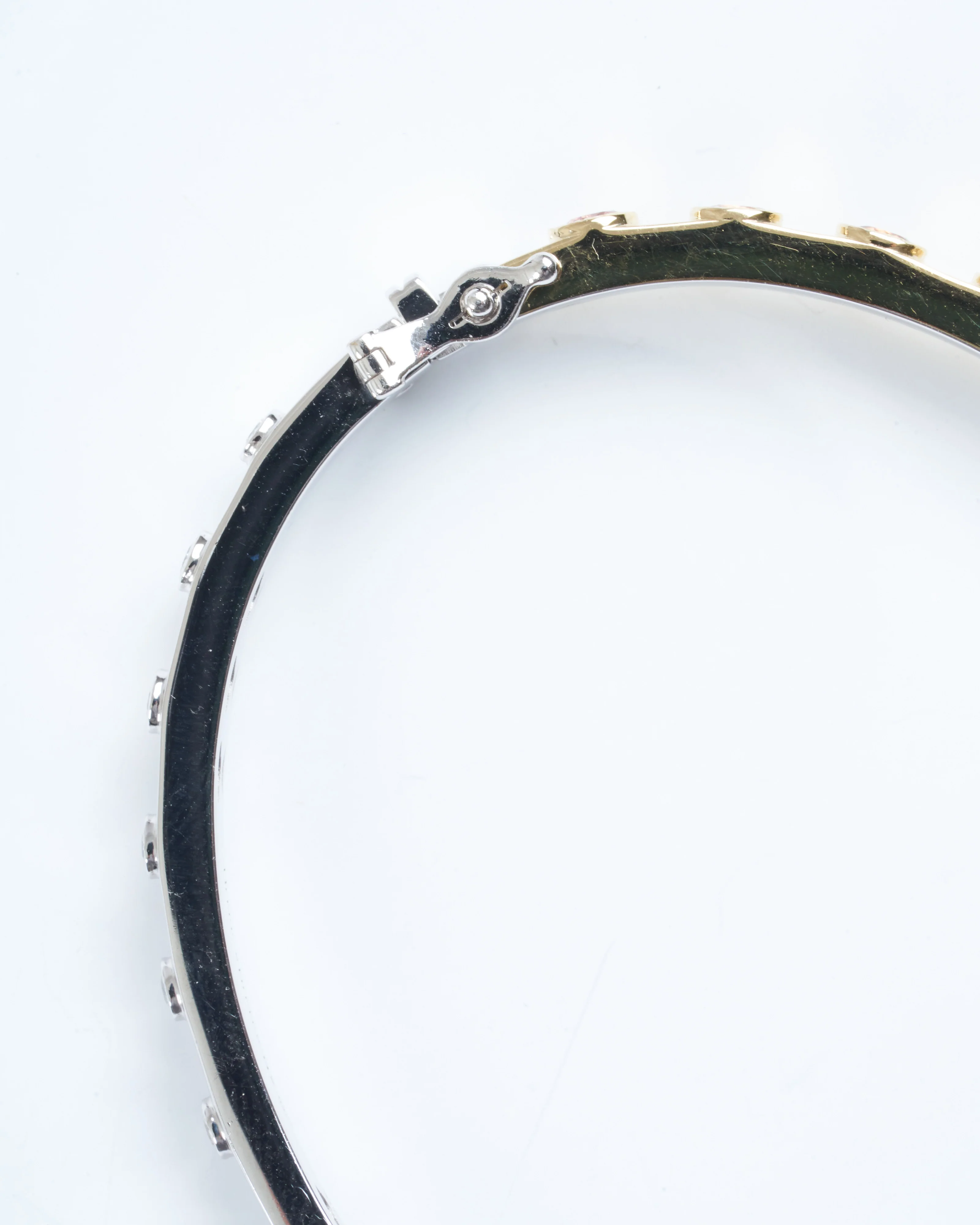 two-toned flip colored tourmaline bangle - multi - Image 5