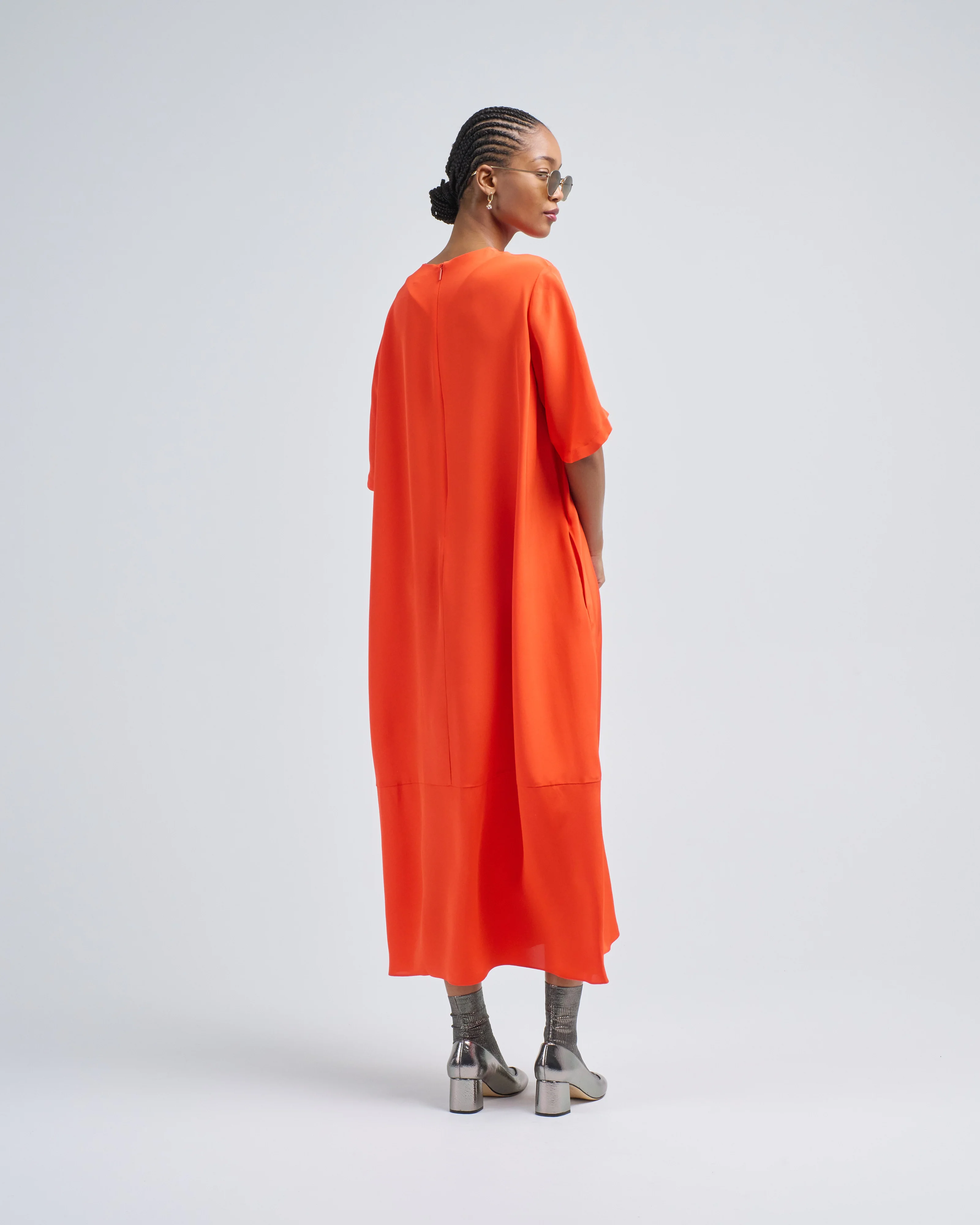 4 ply silk tshirt dress - Image 4