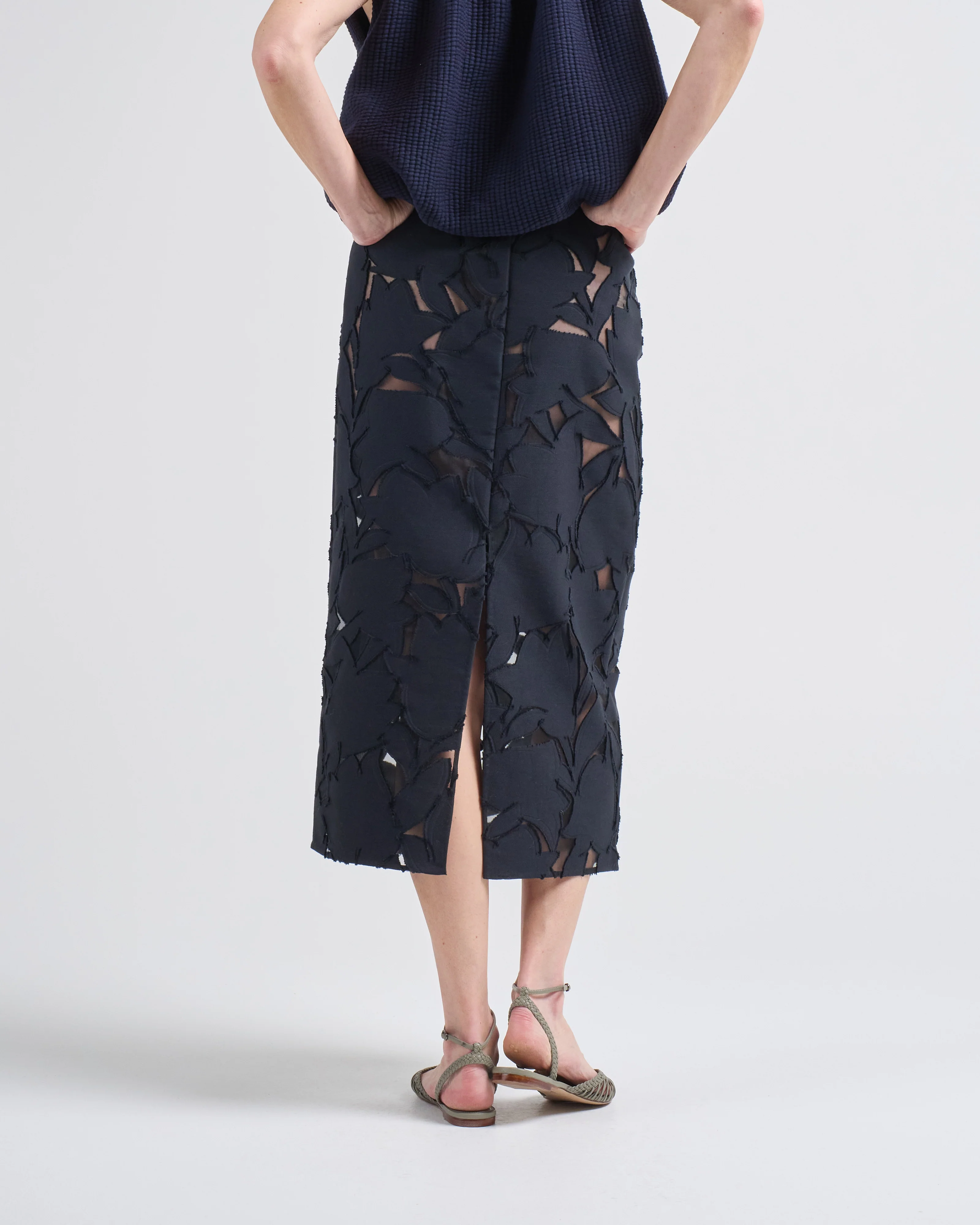 adelle fil coupe pencil skirt - Image 4