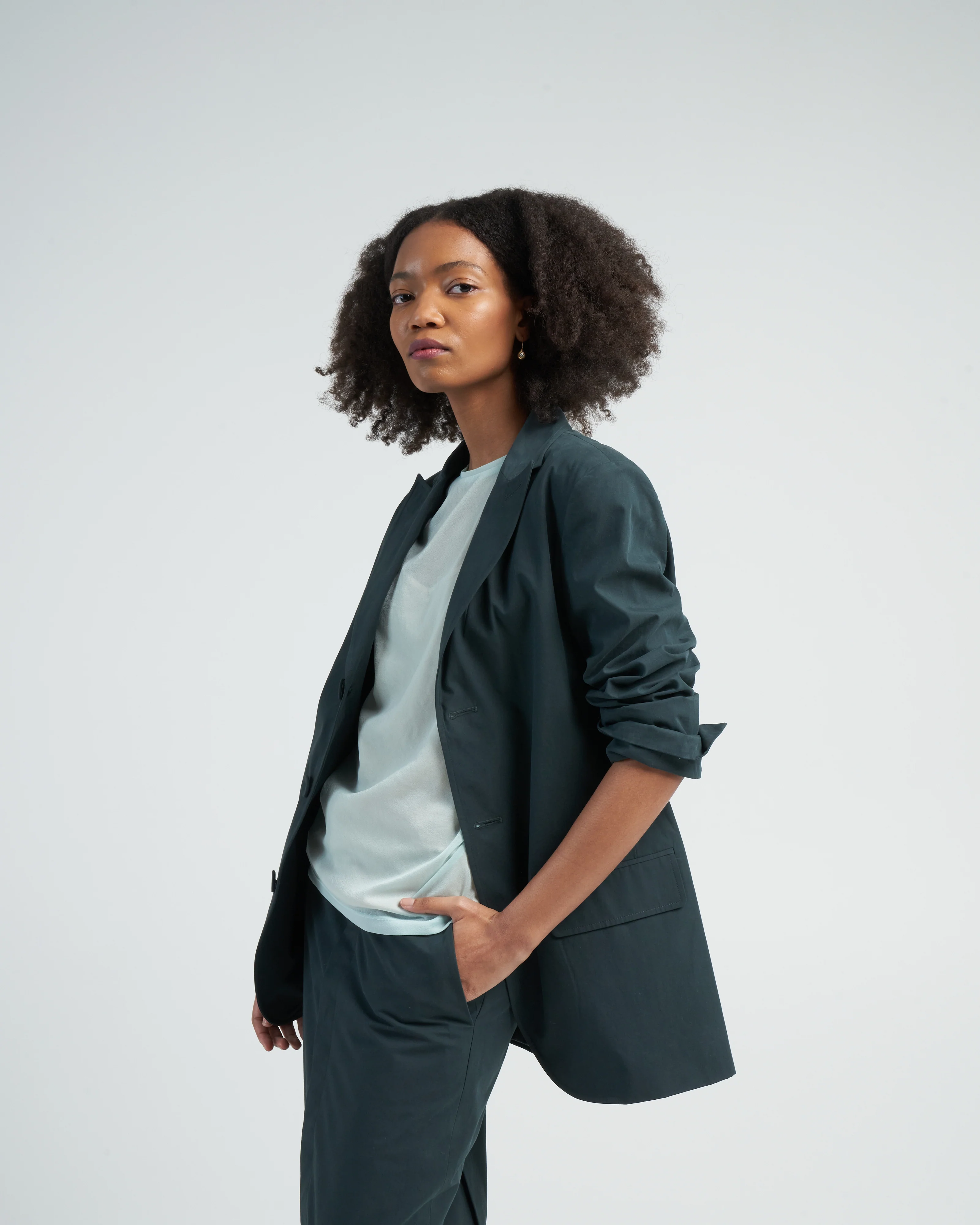 arun suiting mens spring blazer - hazel green - Image 3