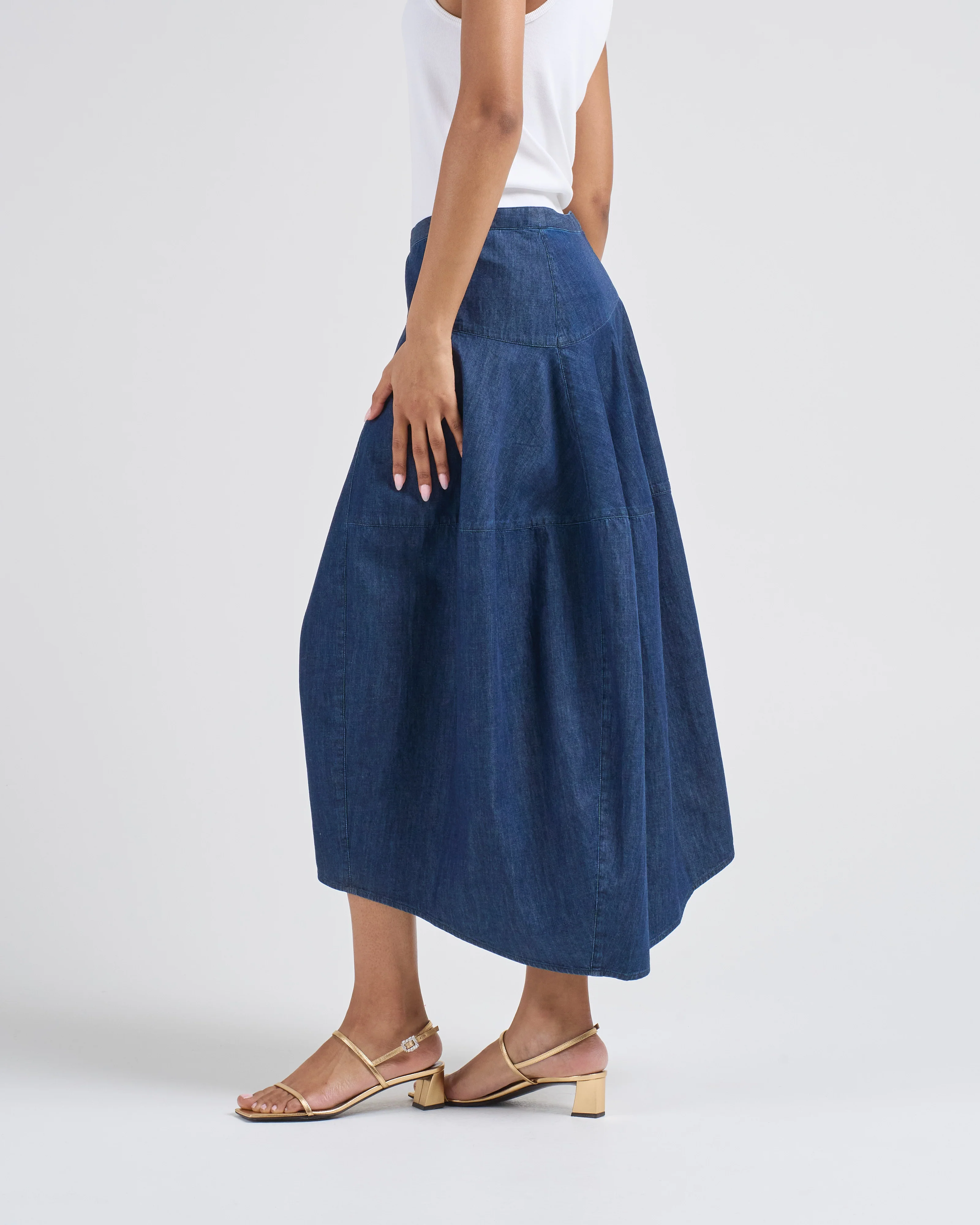asymmetrical balloon skirt - Image 2