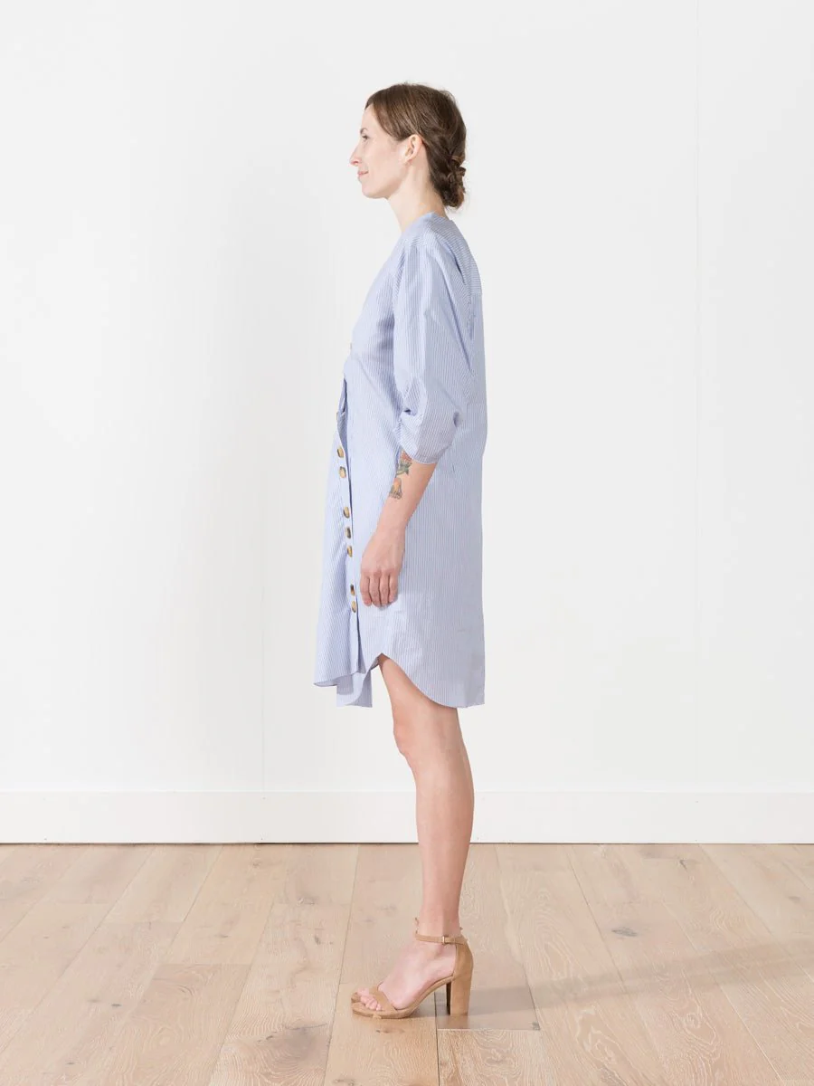 jones asymmetrical shirt dress - Image 2