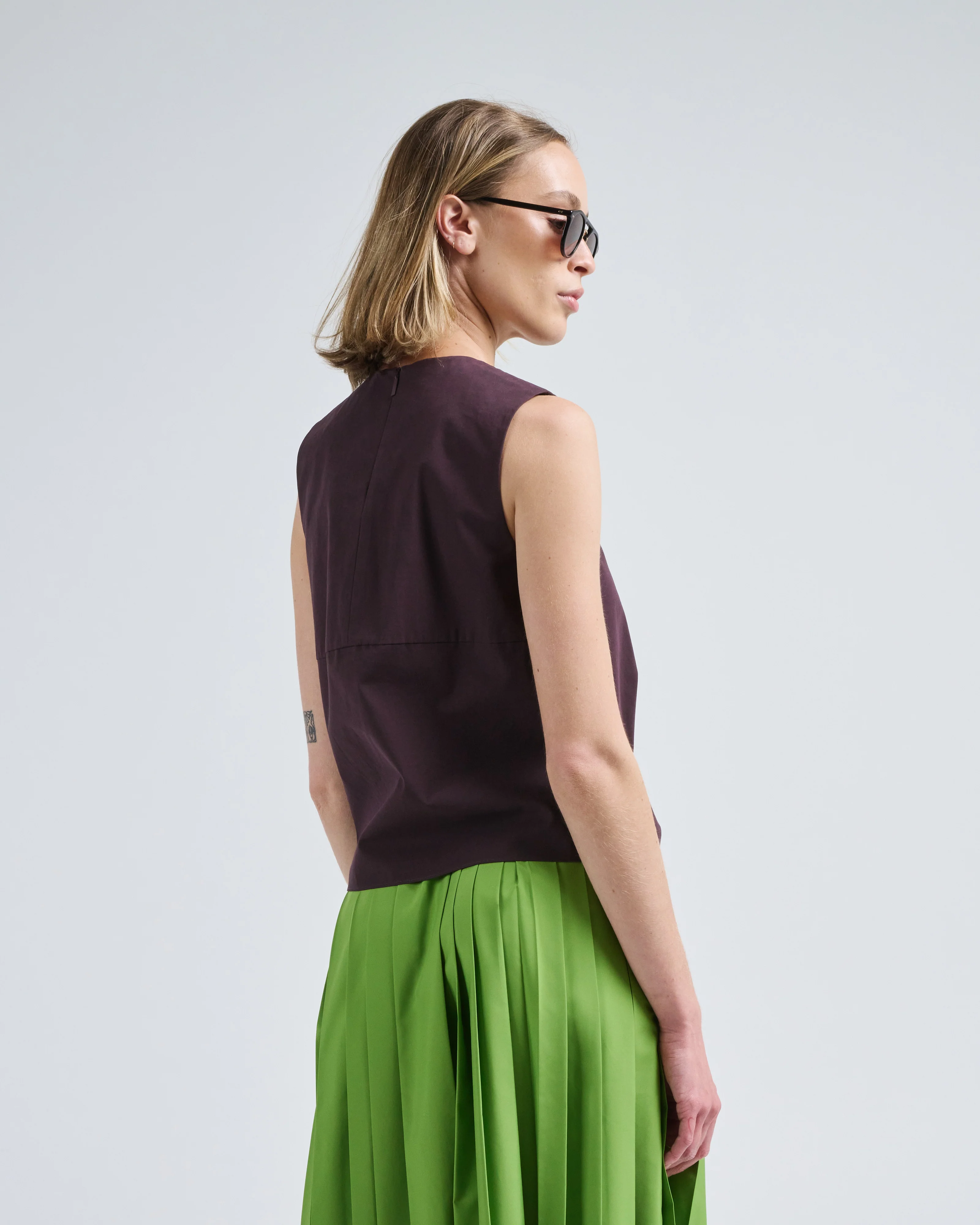 bio twill easy tie top - Image 4