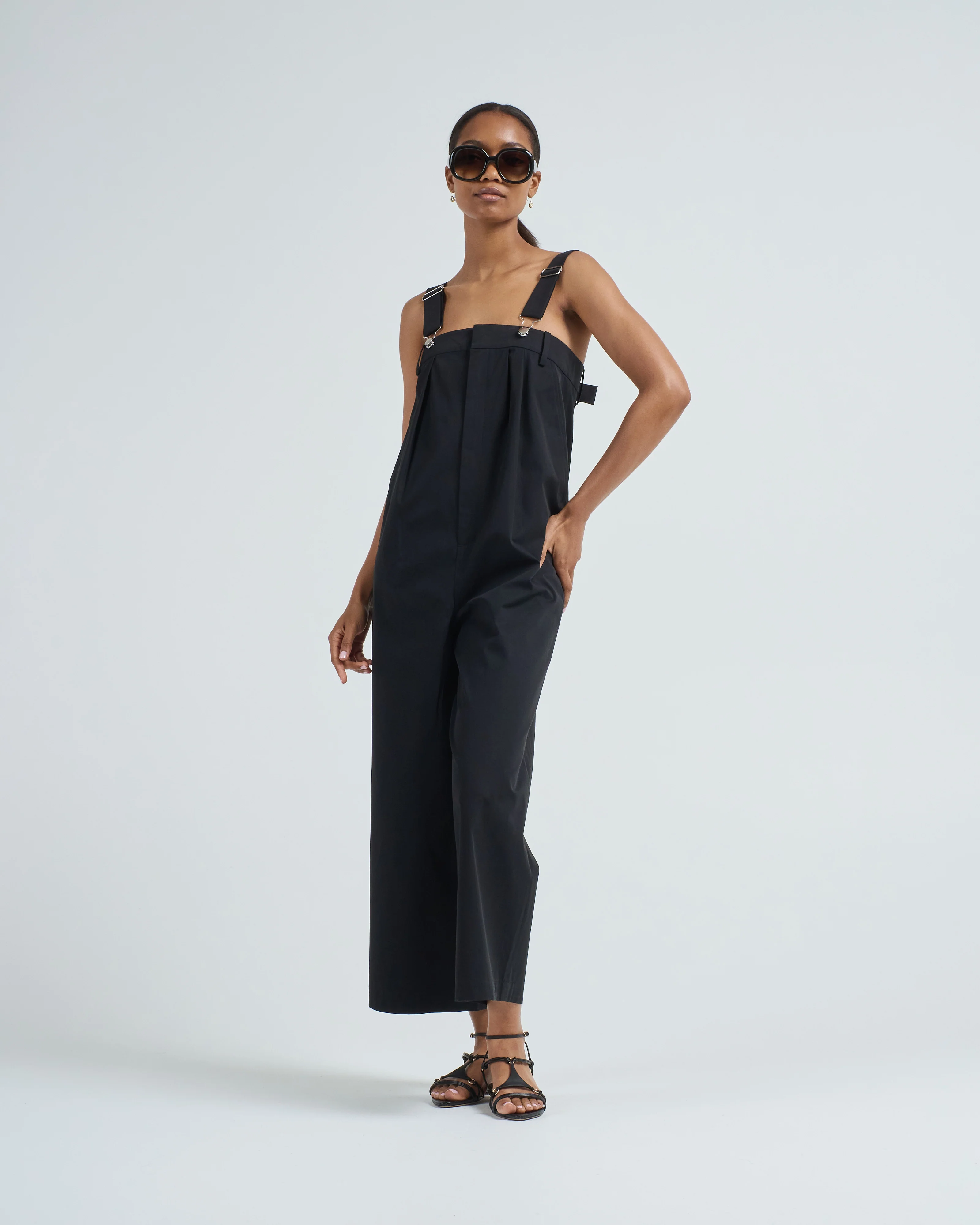bio twill overall wide leg pant - Image 3