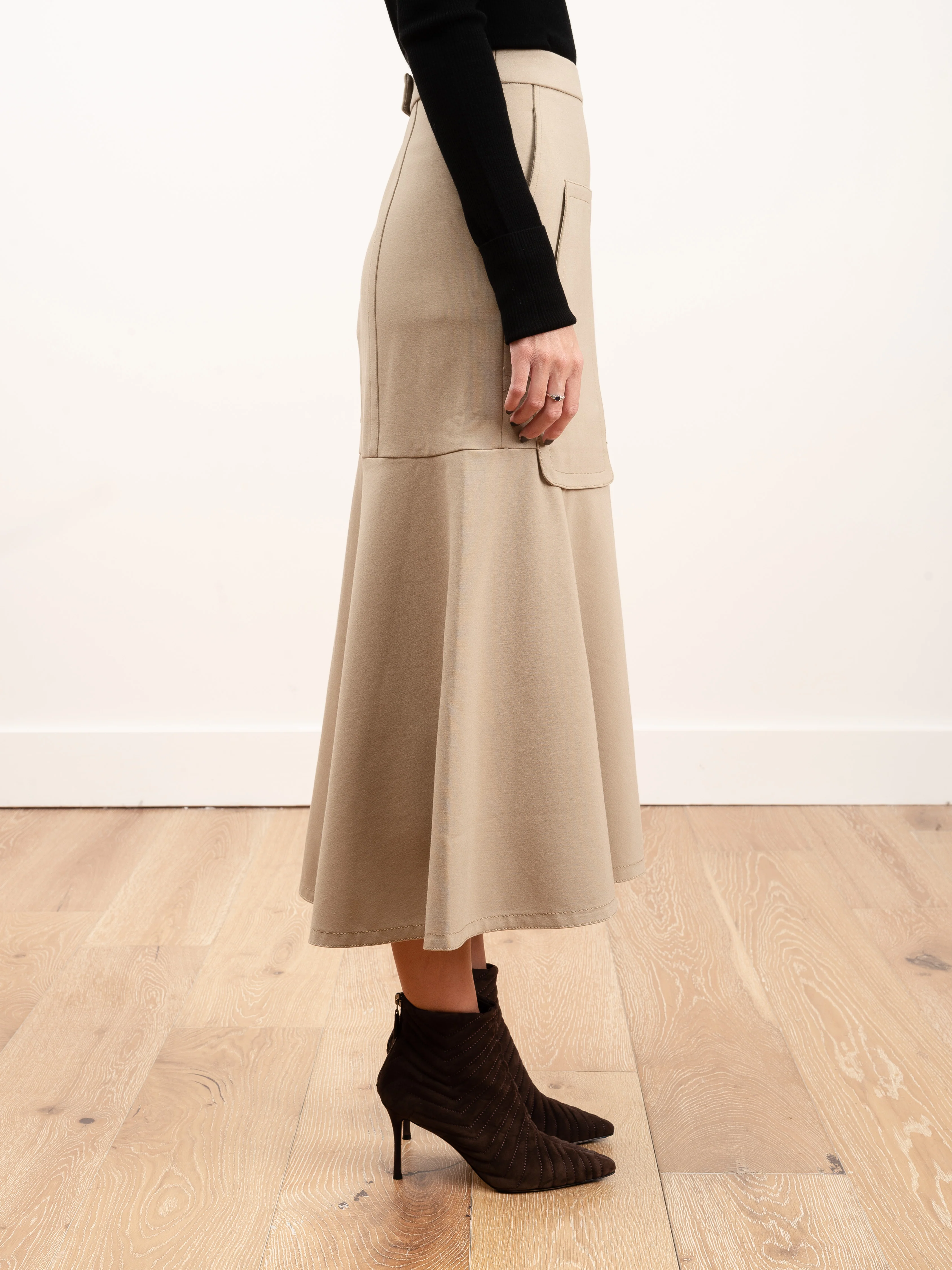 bond stretch front slit skirt - Image 3