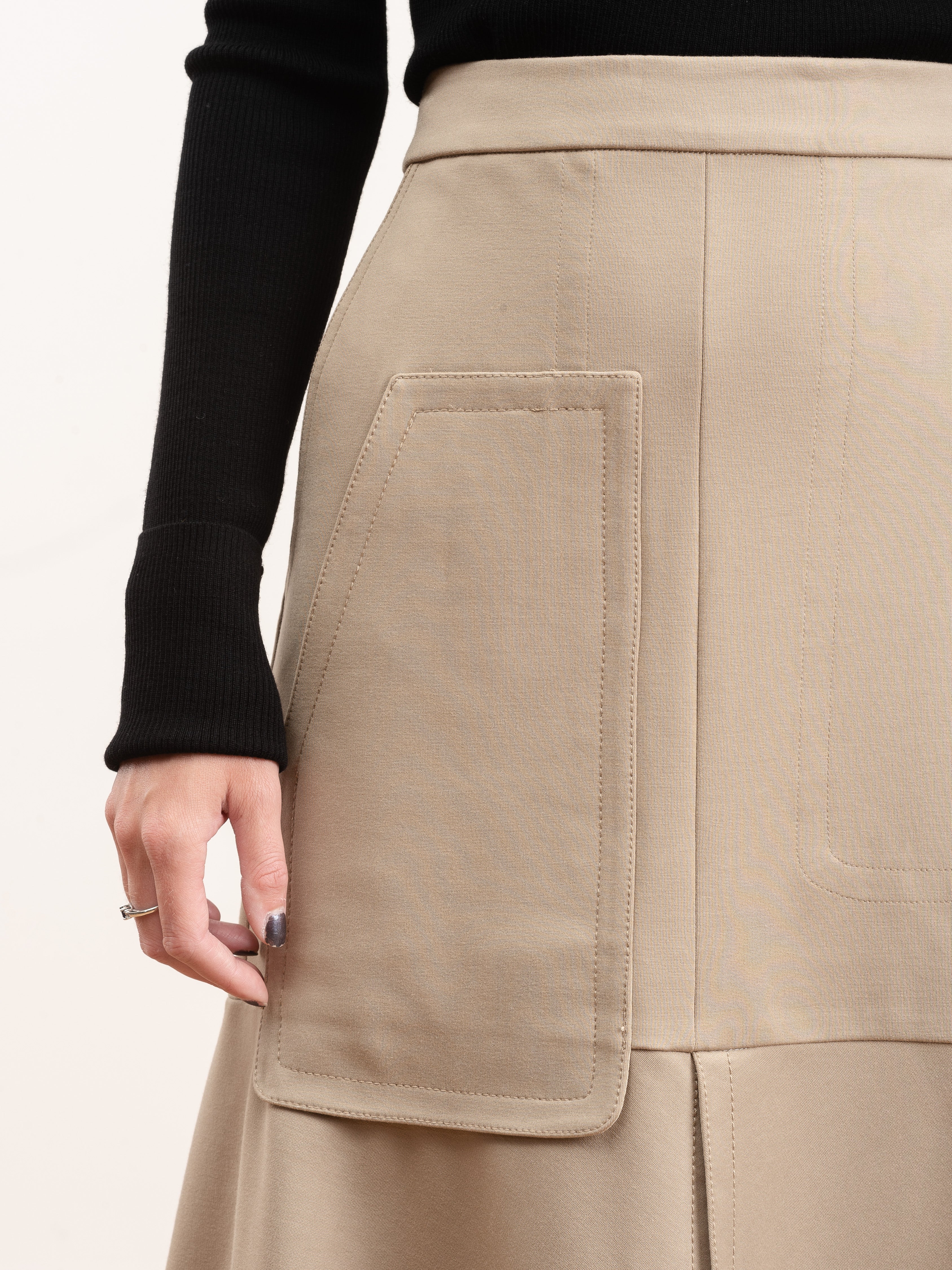 bond stretch front slit skirt - Image 6