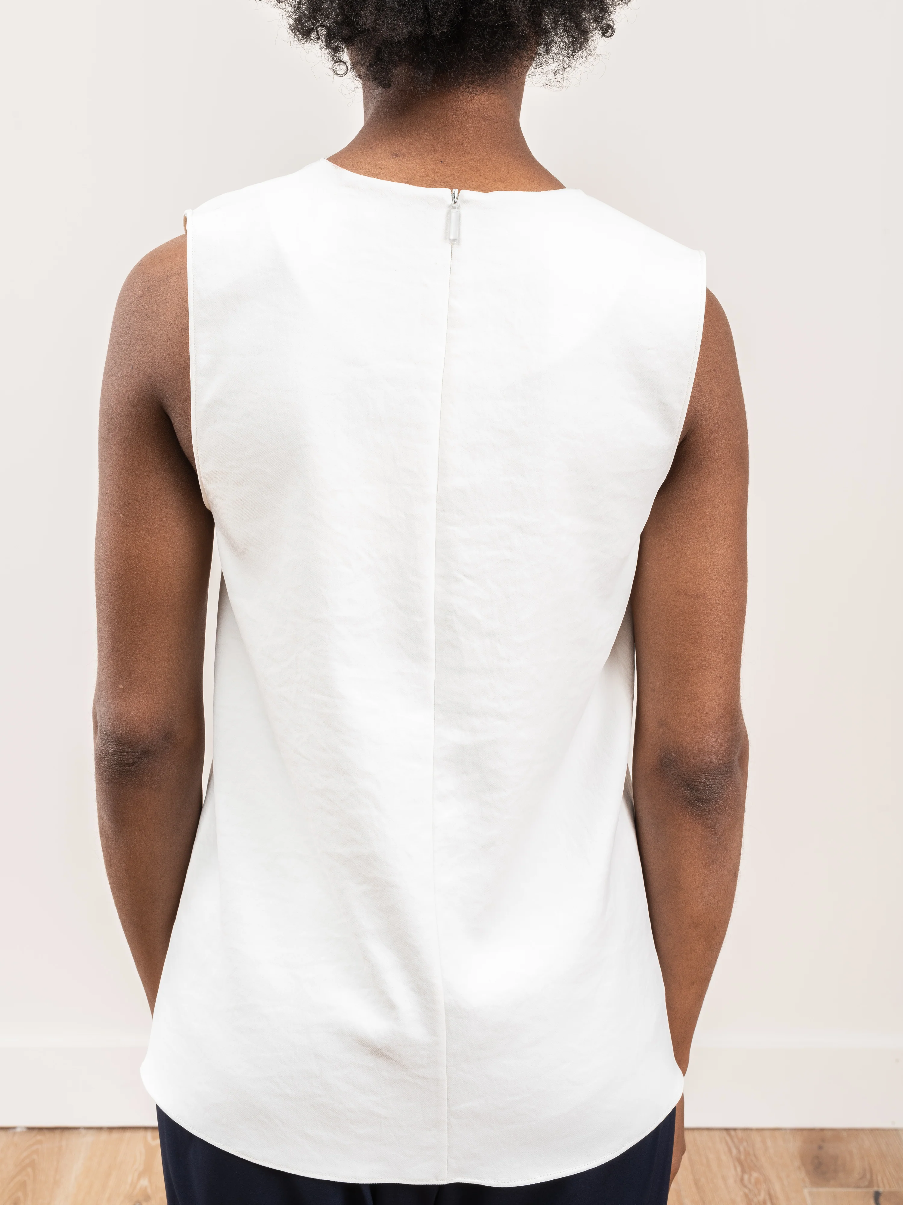 chalky drape front wrap top - Image 5