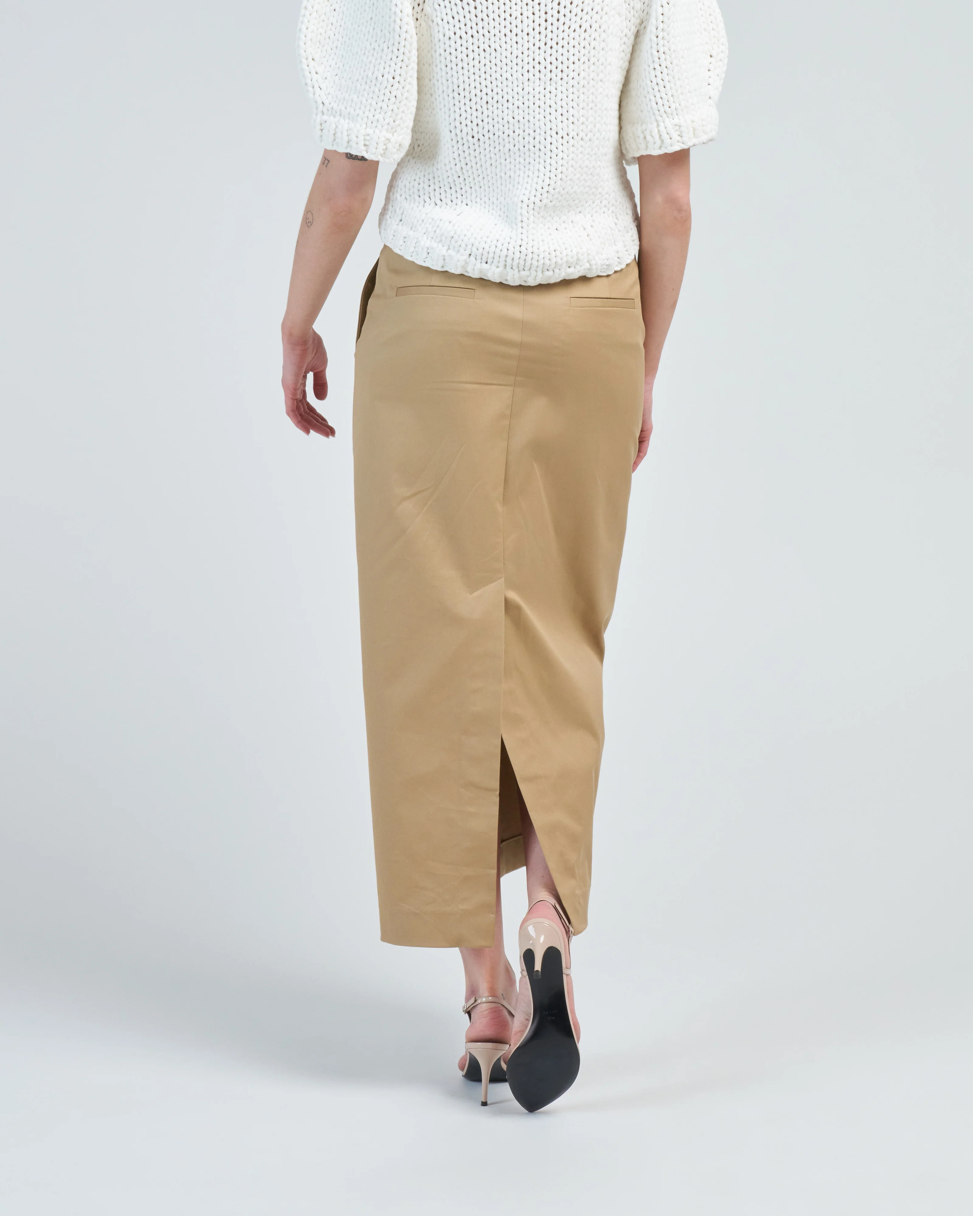 chino maxi skirt - Image 2