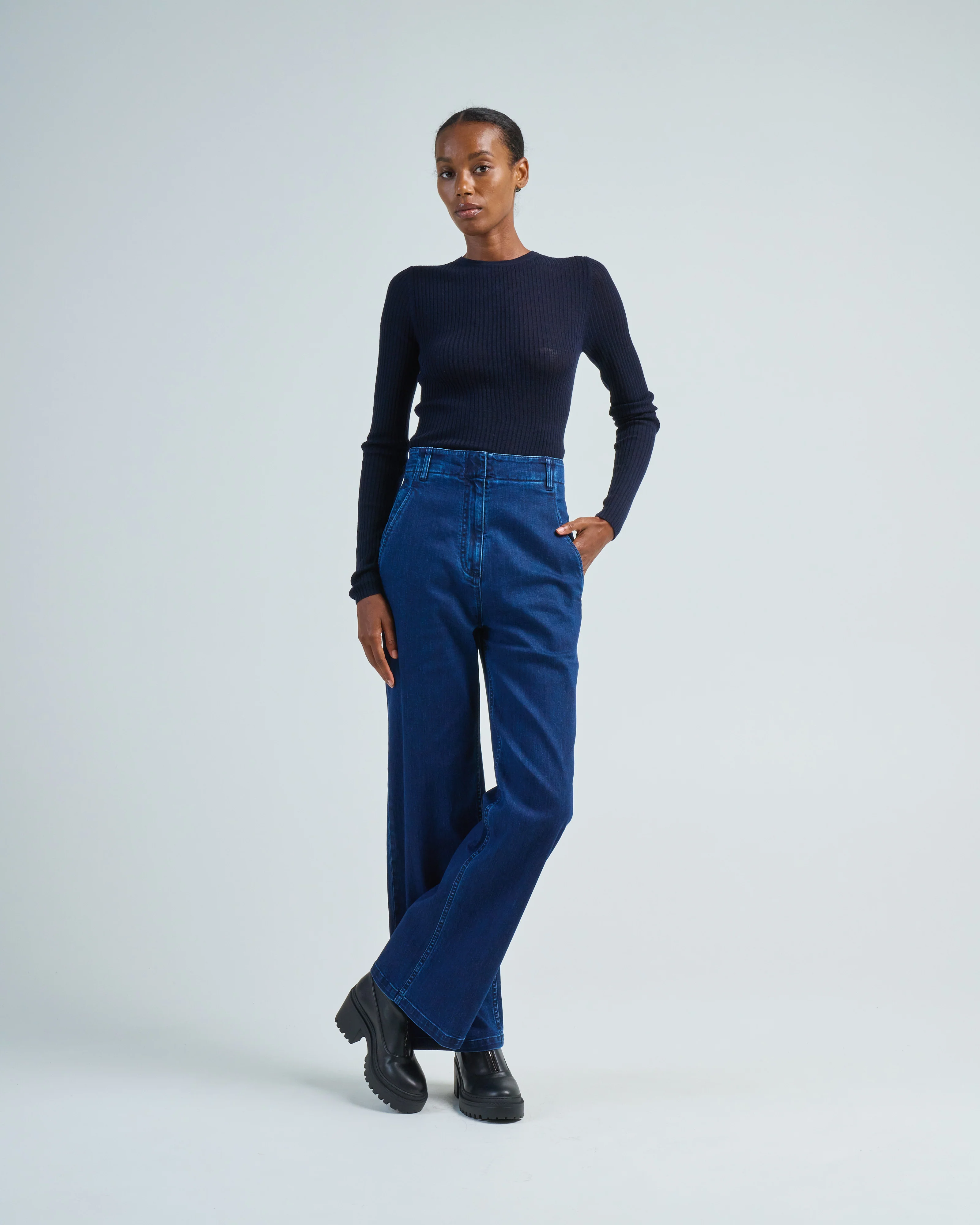 classic indigo denim barry jean - Image 2