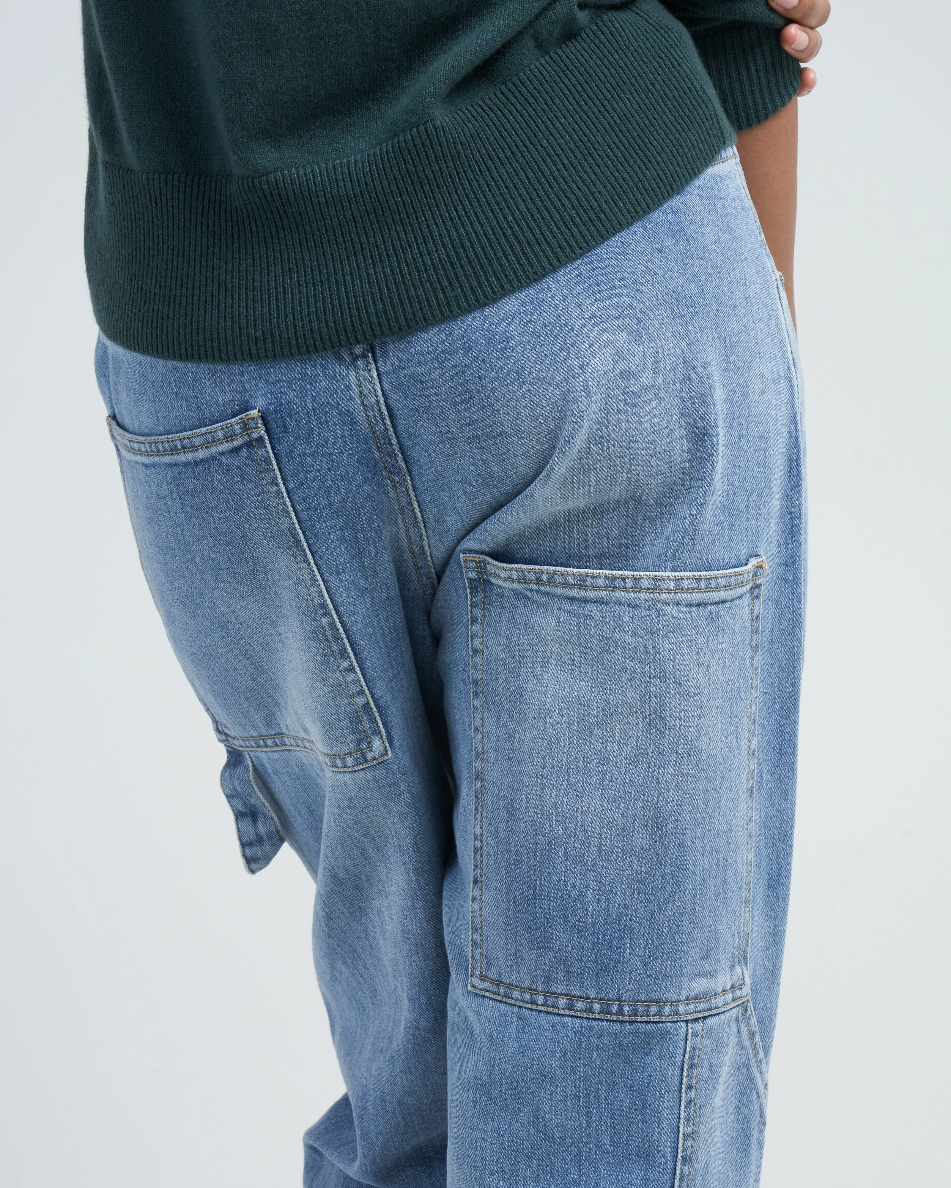 classic wash denim sam jean - classic blue - Image 2