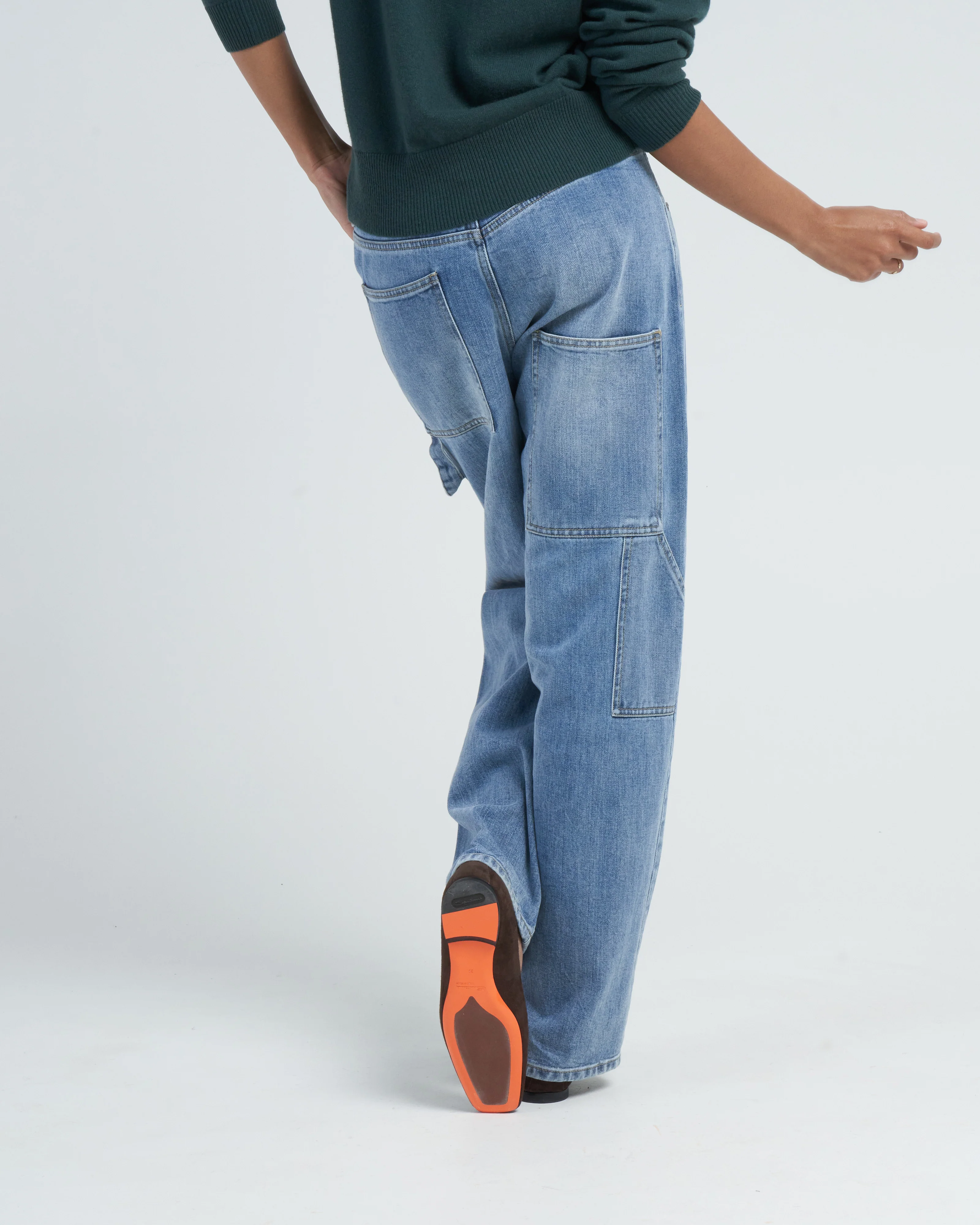 classic wash denim sam jean - classic blue - Image 3