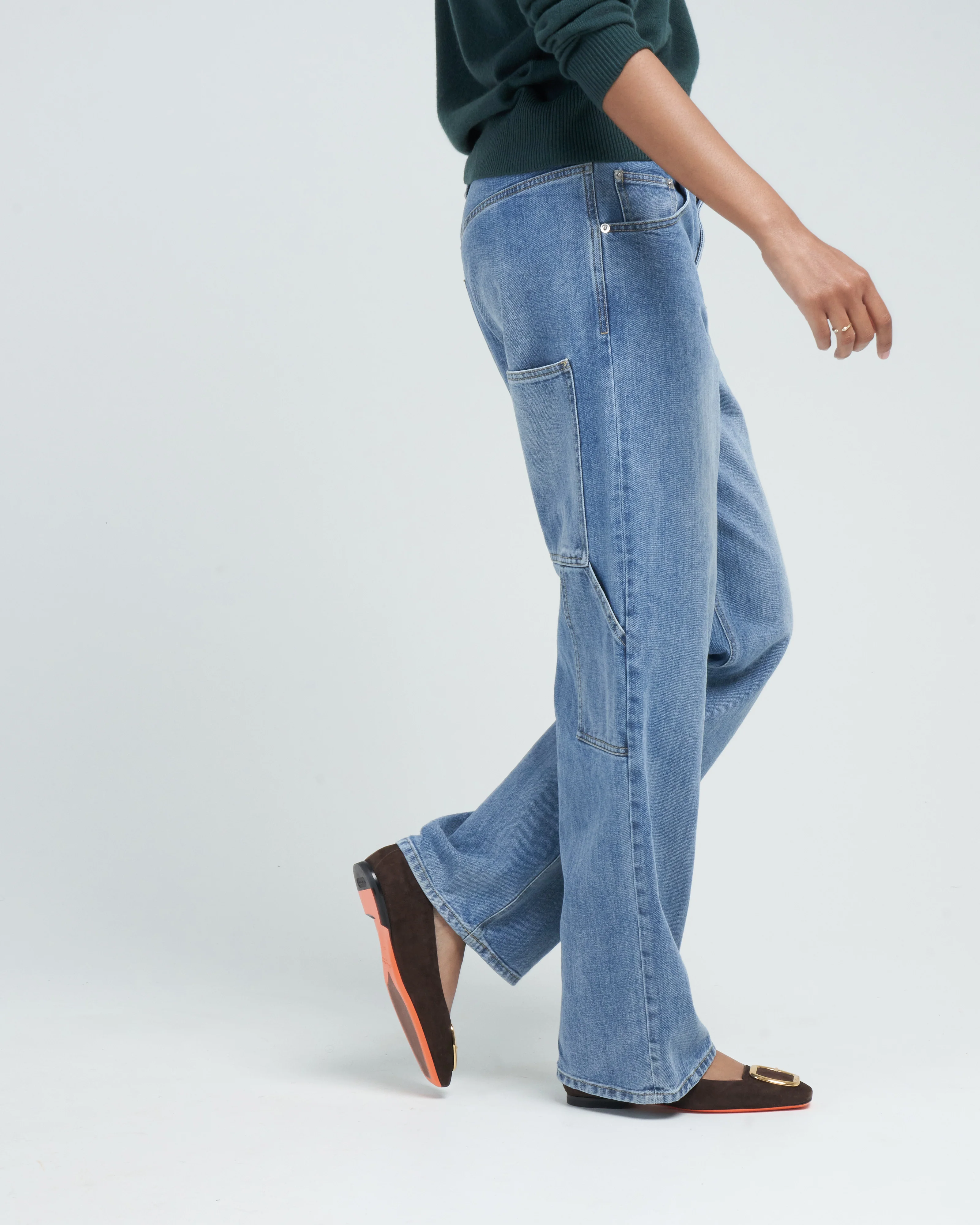classic wash denim sam jean - classic blue - Image 5