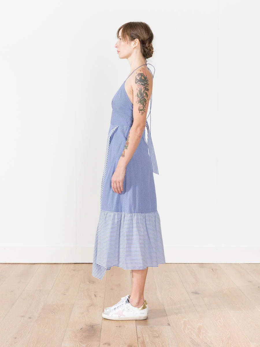 collage dress - blue multi - Image 2