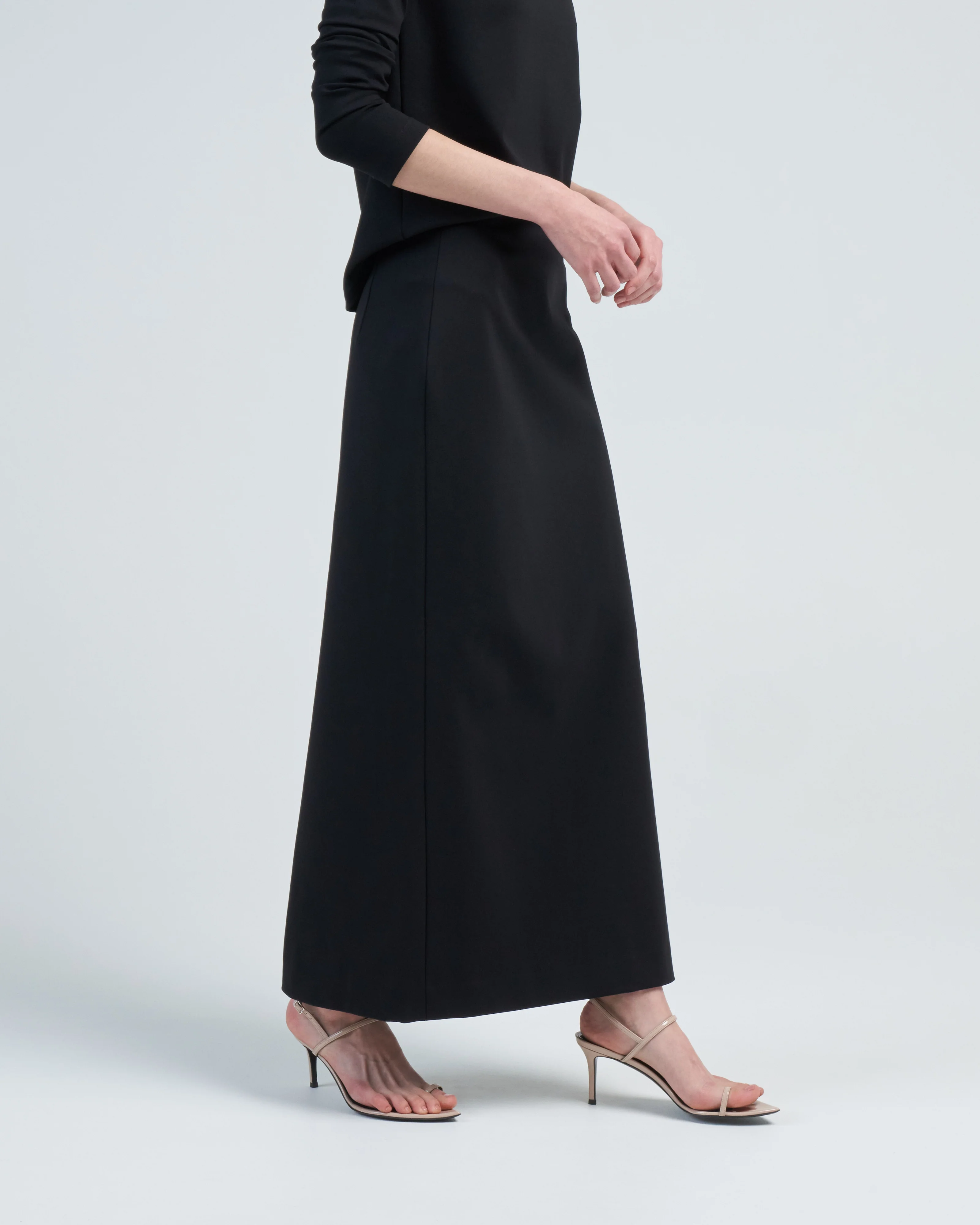 compact ultra stretch knit pencil skirt - Image 3