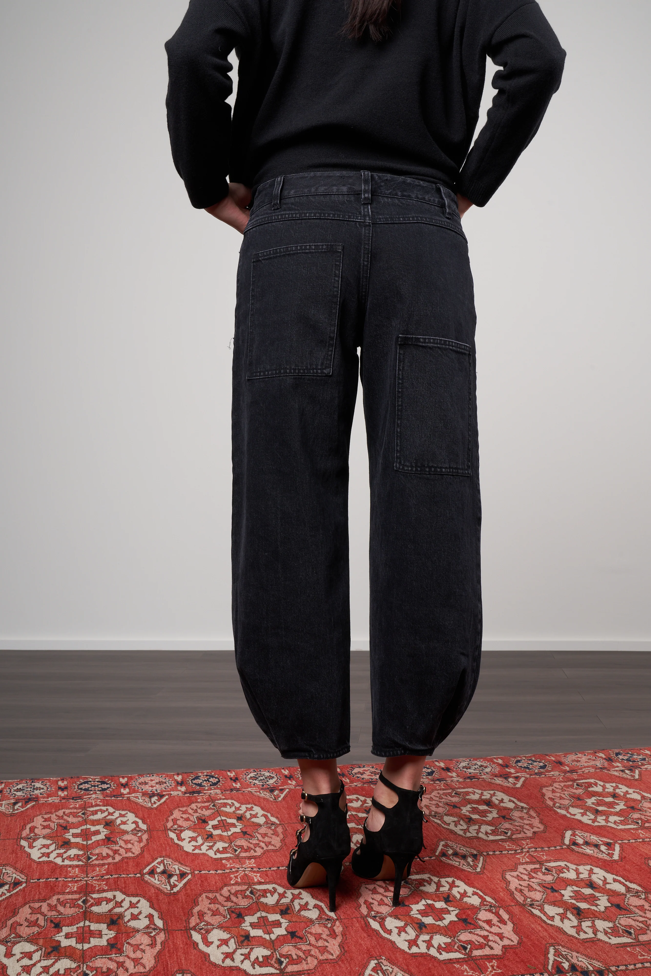 denim brancusi pant - black - Image 3
