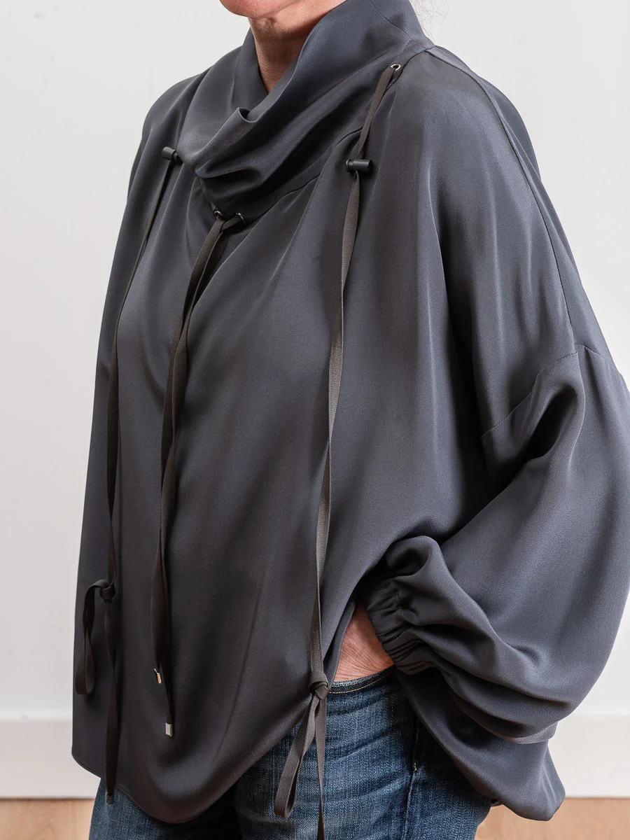 drawstring ruched top - Image 3