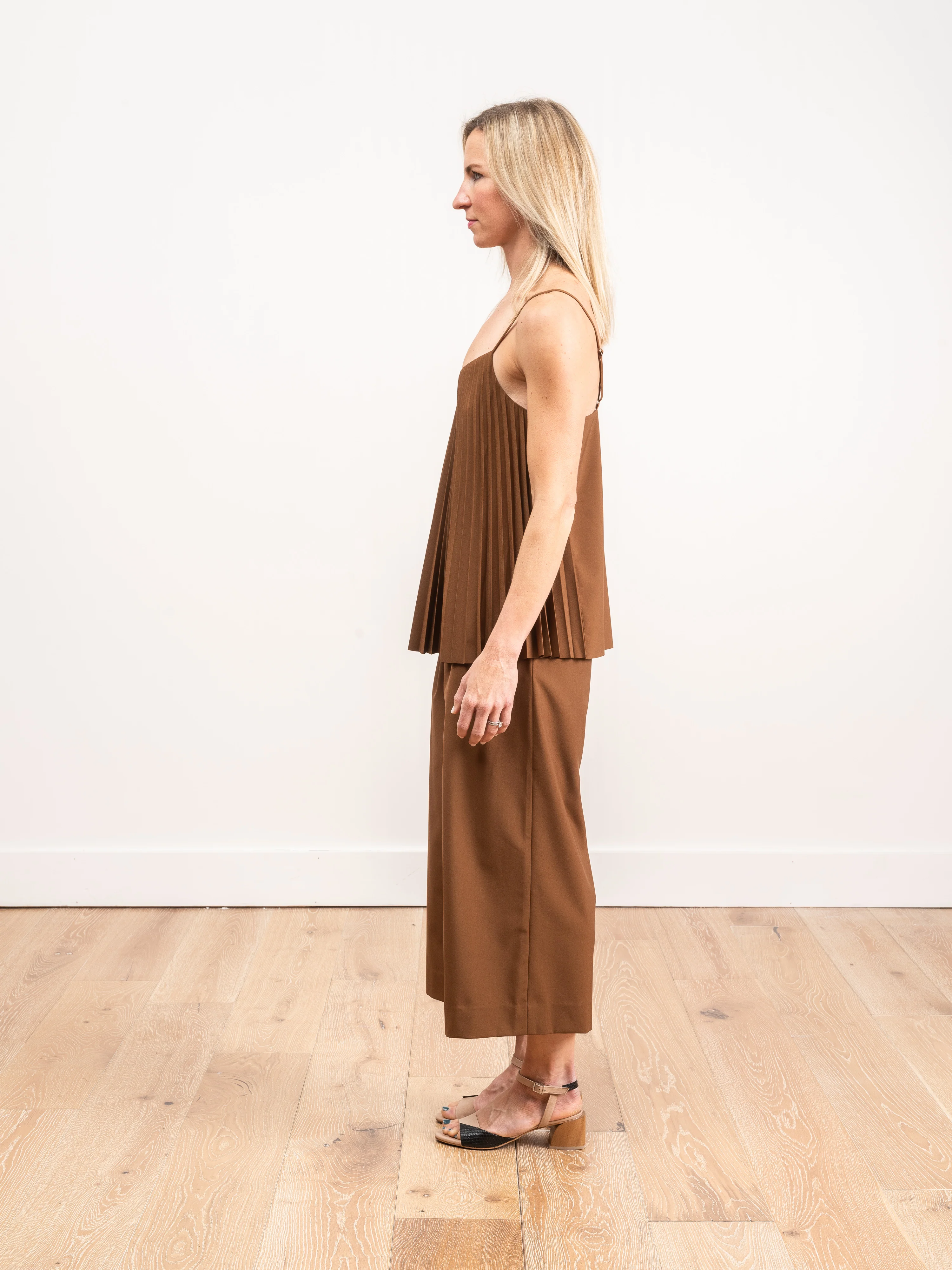 edith pleating stella culotte - Image 5