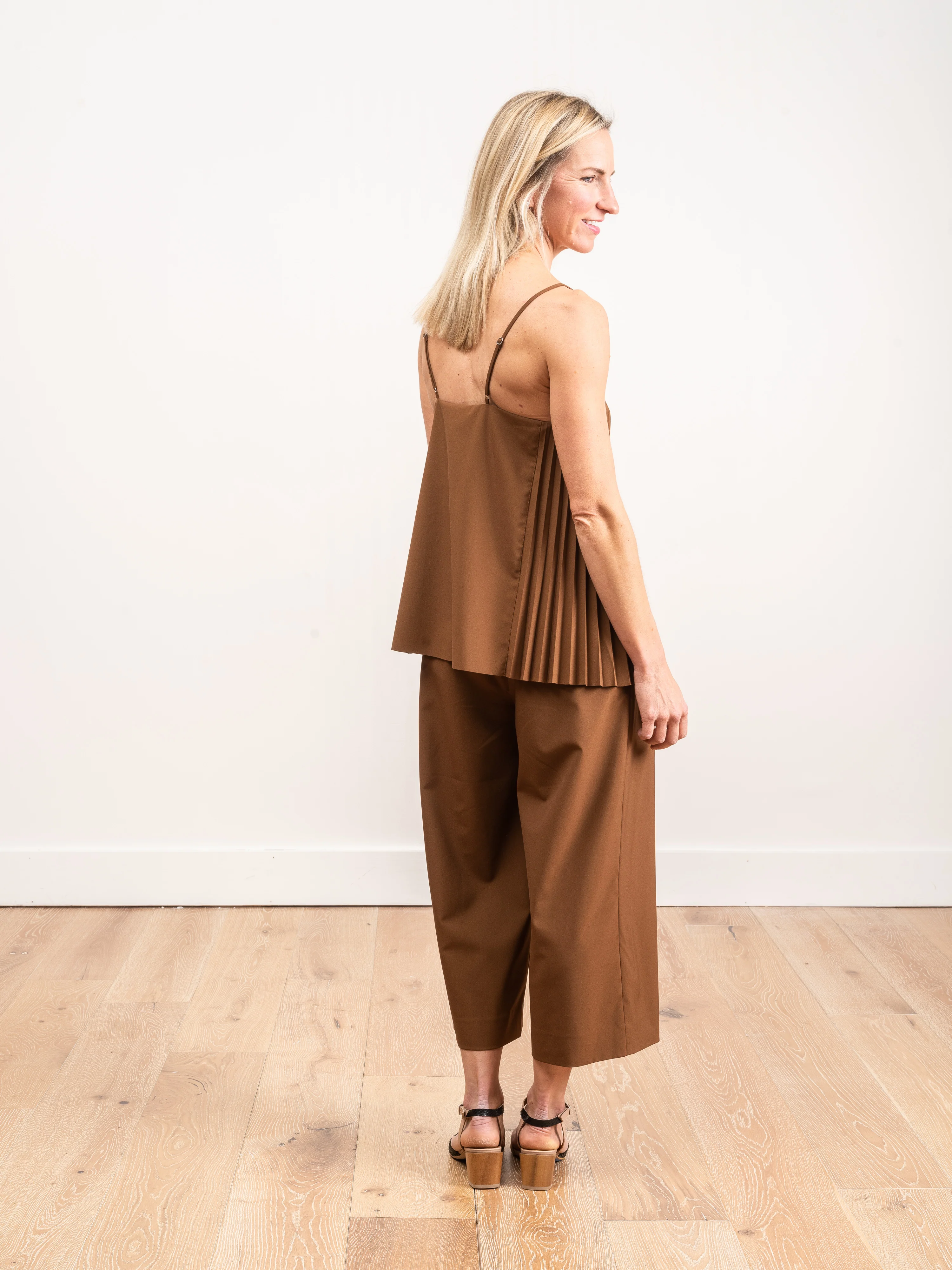 edith pleating stella culotte - Image 6