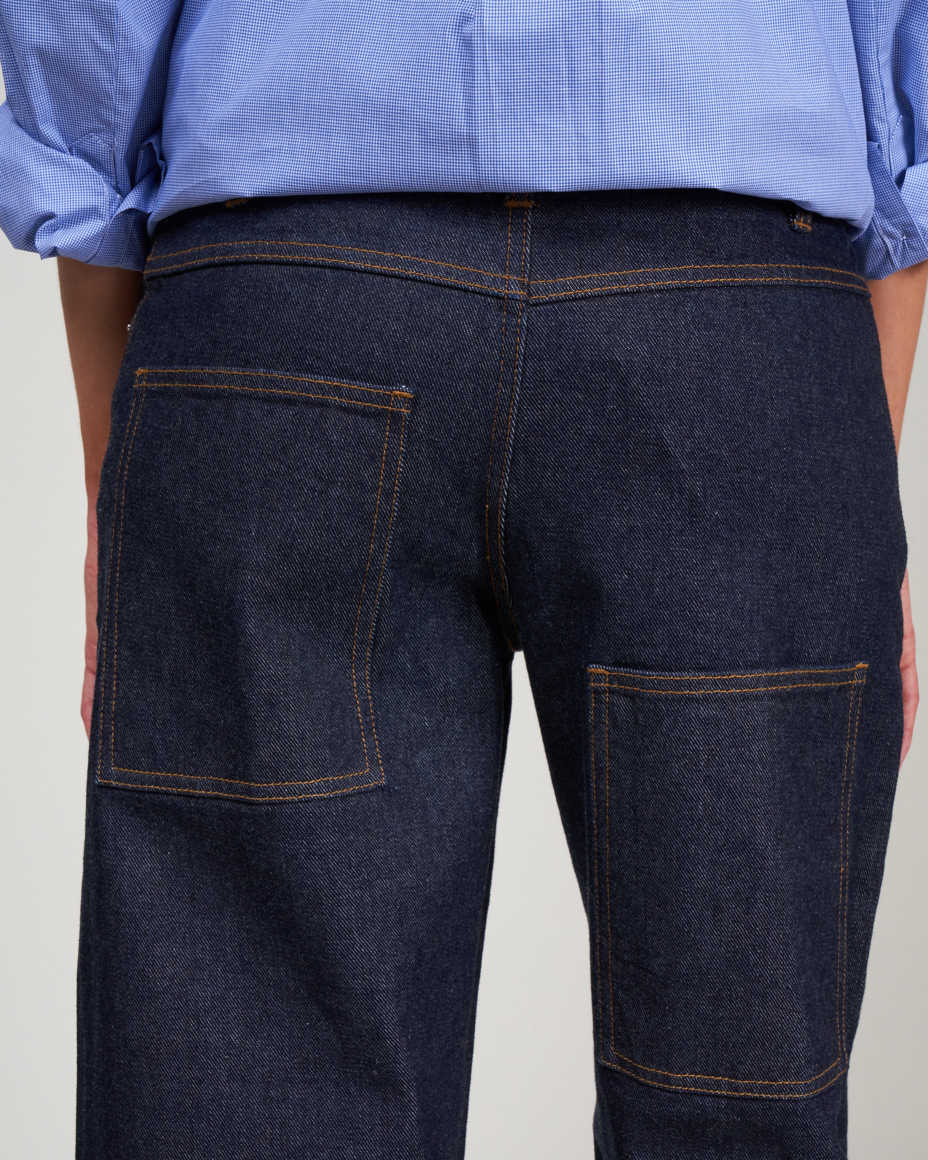 indigo denim brancusi jean - dark denim - Image 5