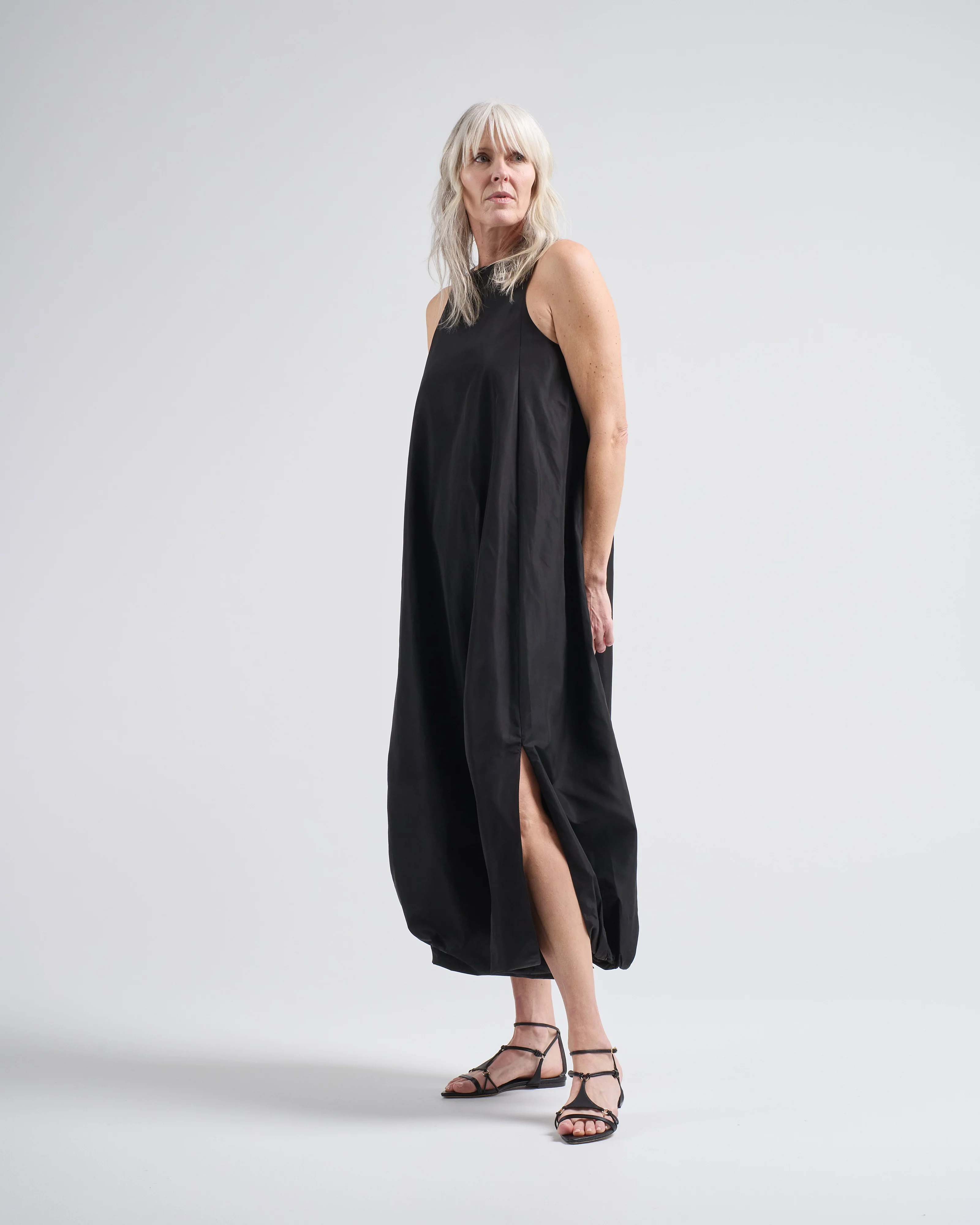 italian sporty nylon jalouise dress - Image 2