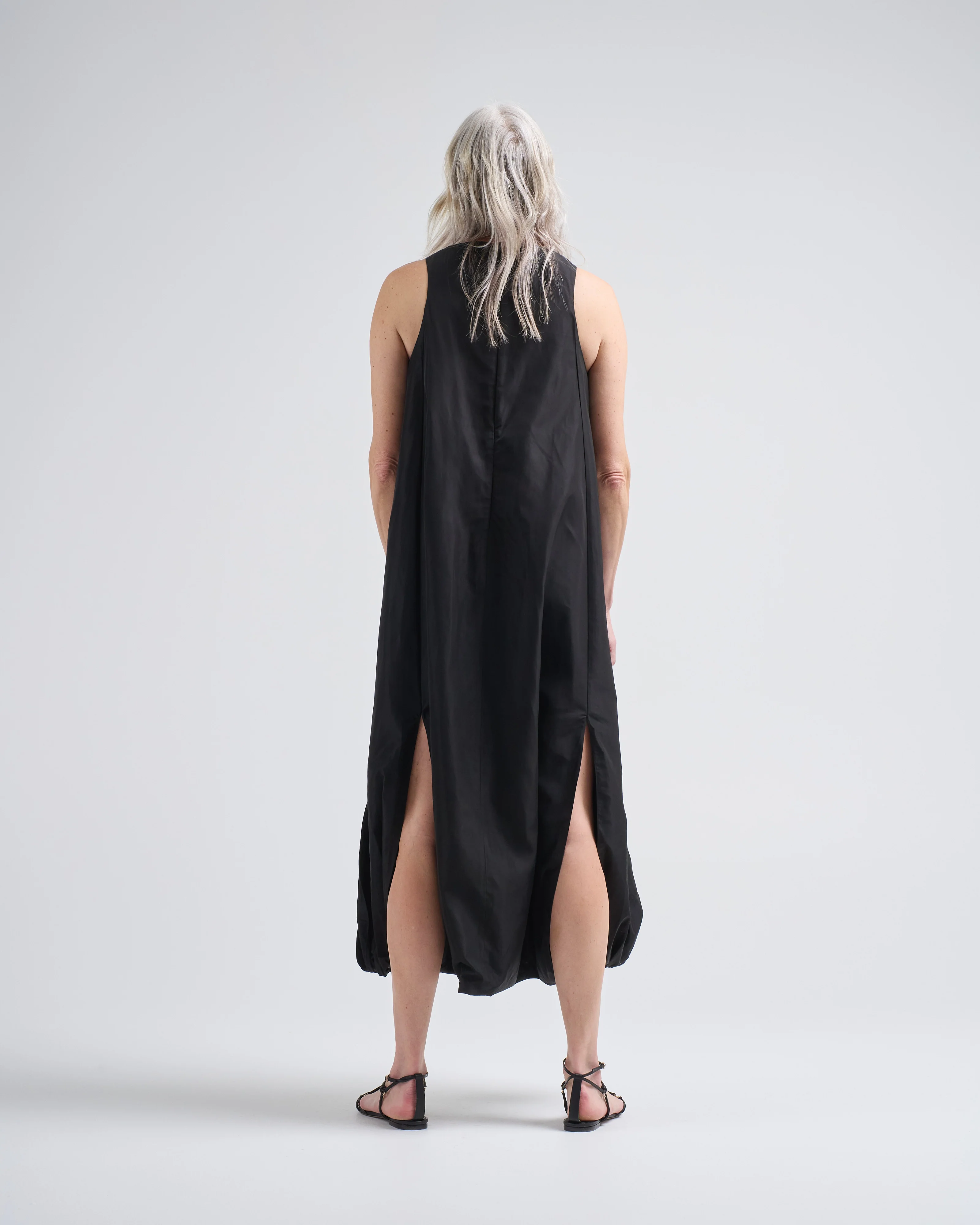 italian sporty nylon jalouise dress - Image 4