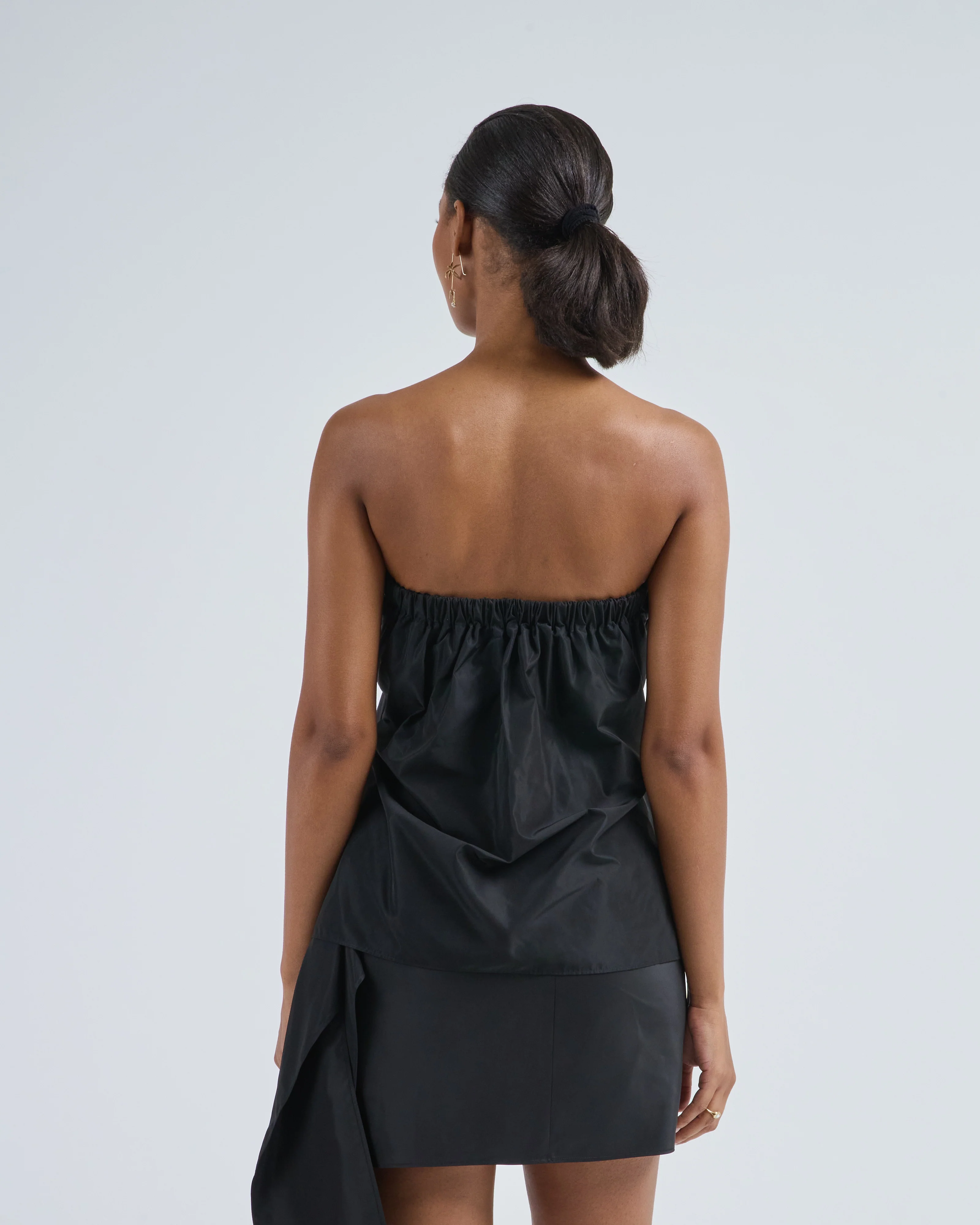 italian sporty nylon strapless top - Image 4