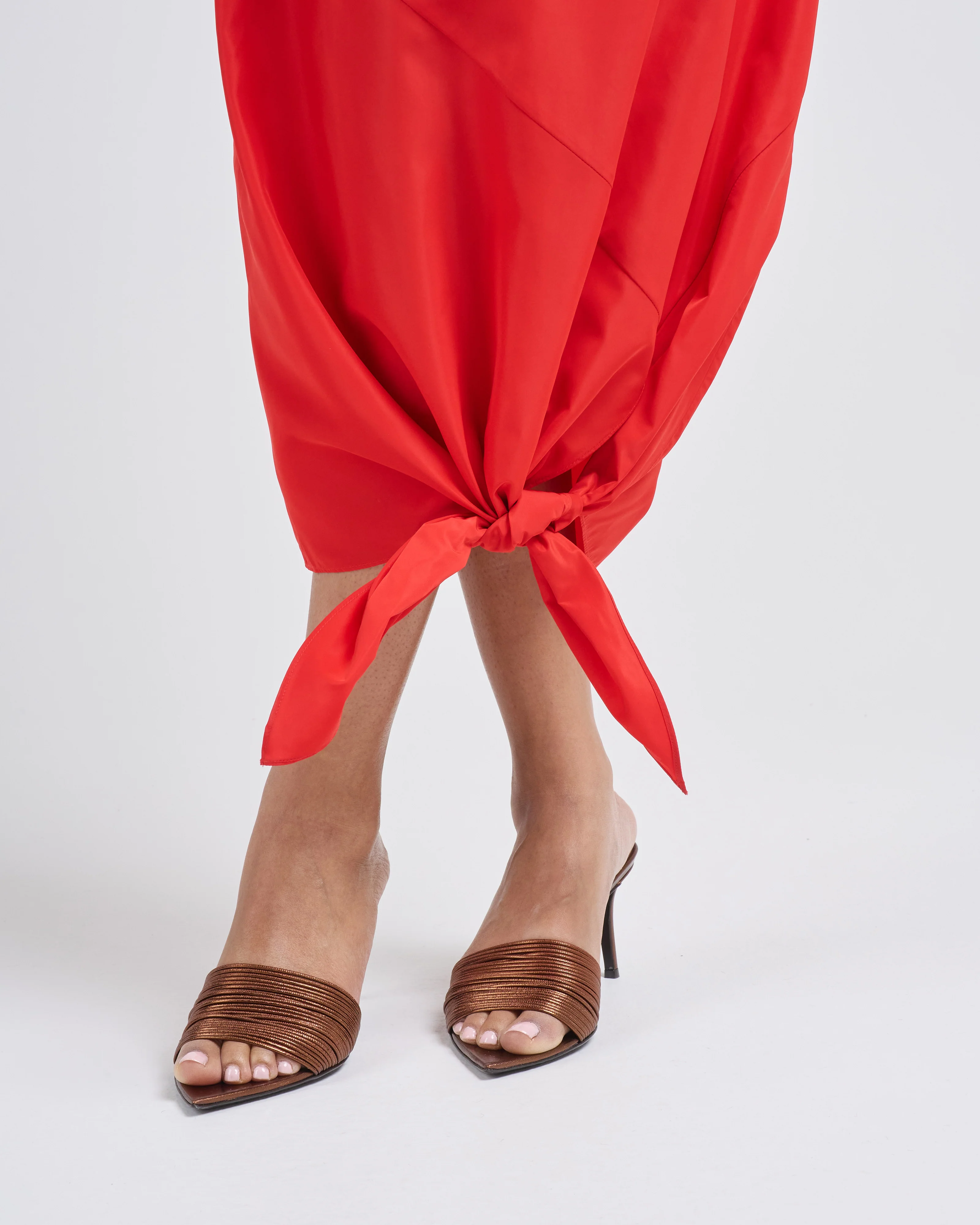 italian sporty nylon tie skirt - Image 5