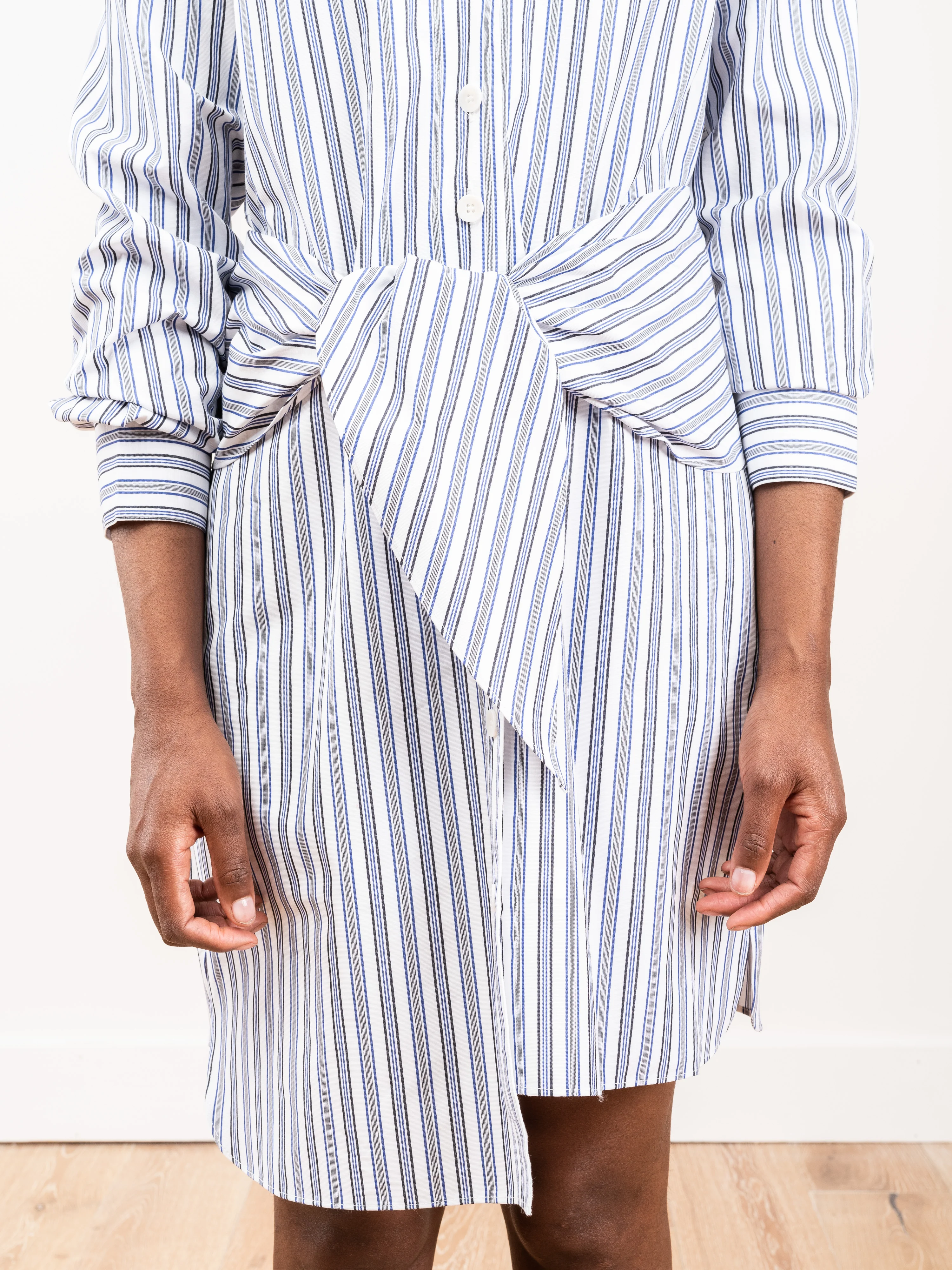 stripe vneck shirtdress - Image 5