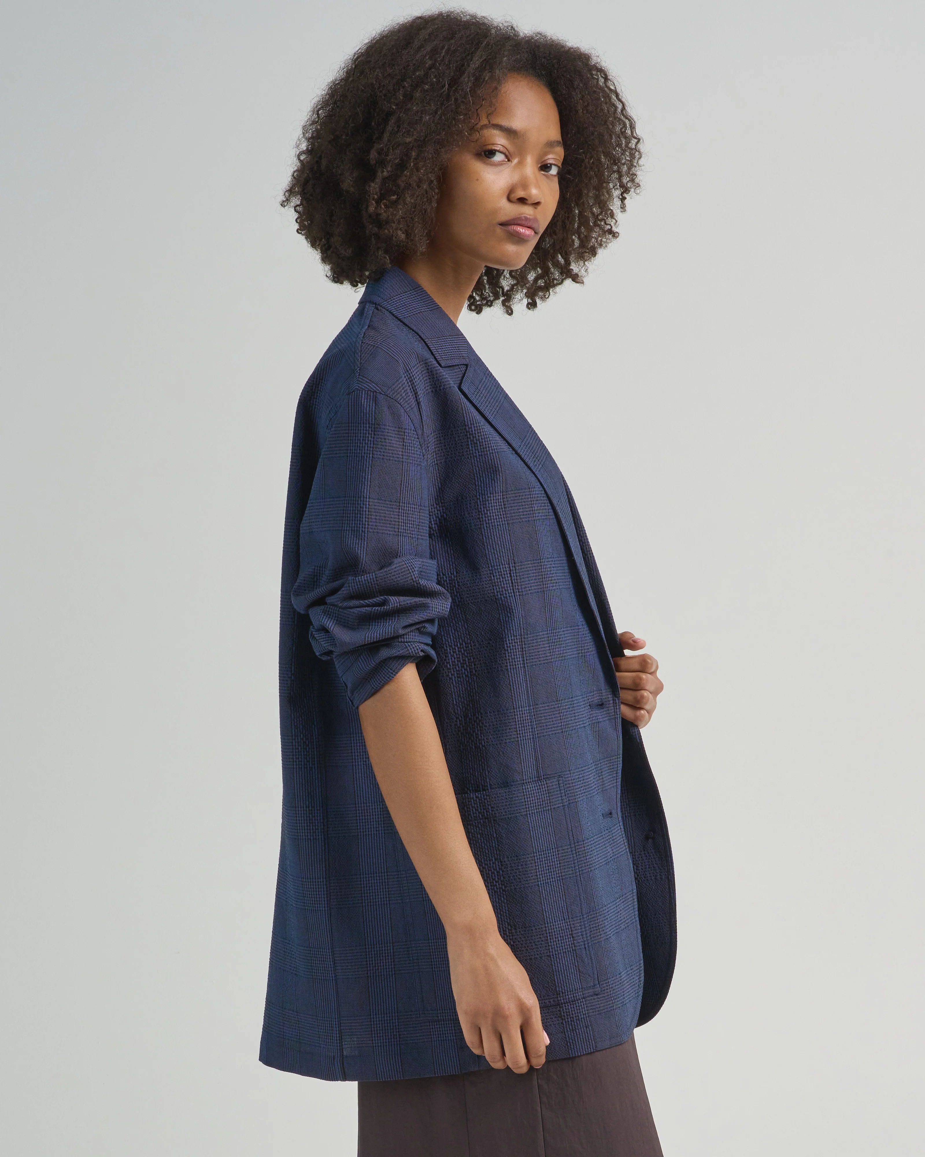 menswear crepon liam blazer - Image 2