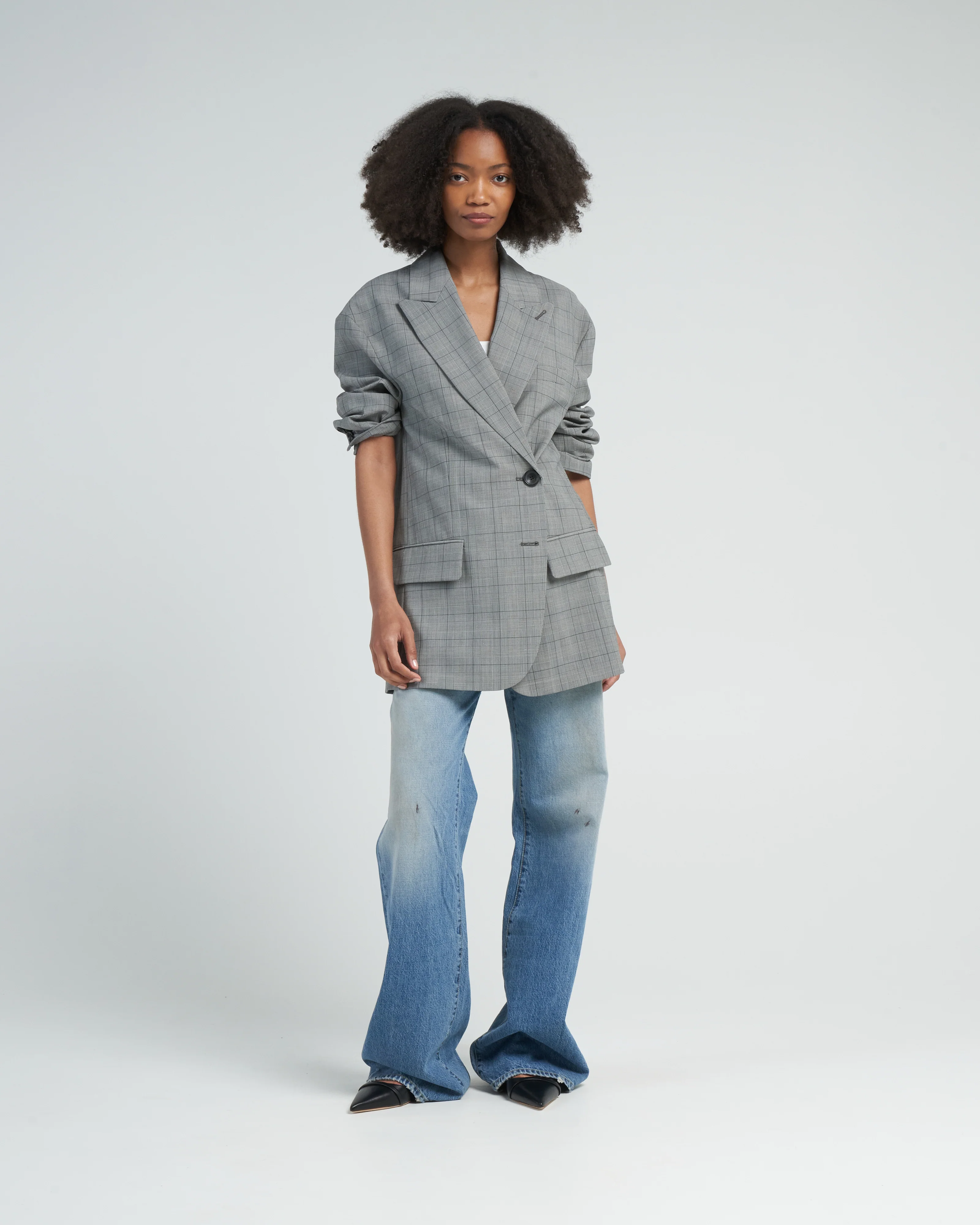 menswear suiting liam blazer - white/black - Image 2