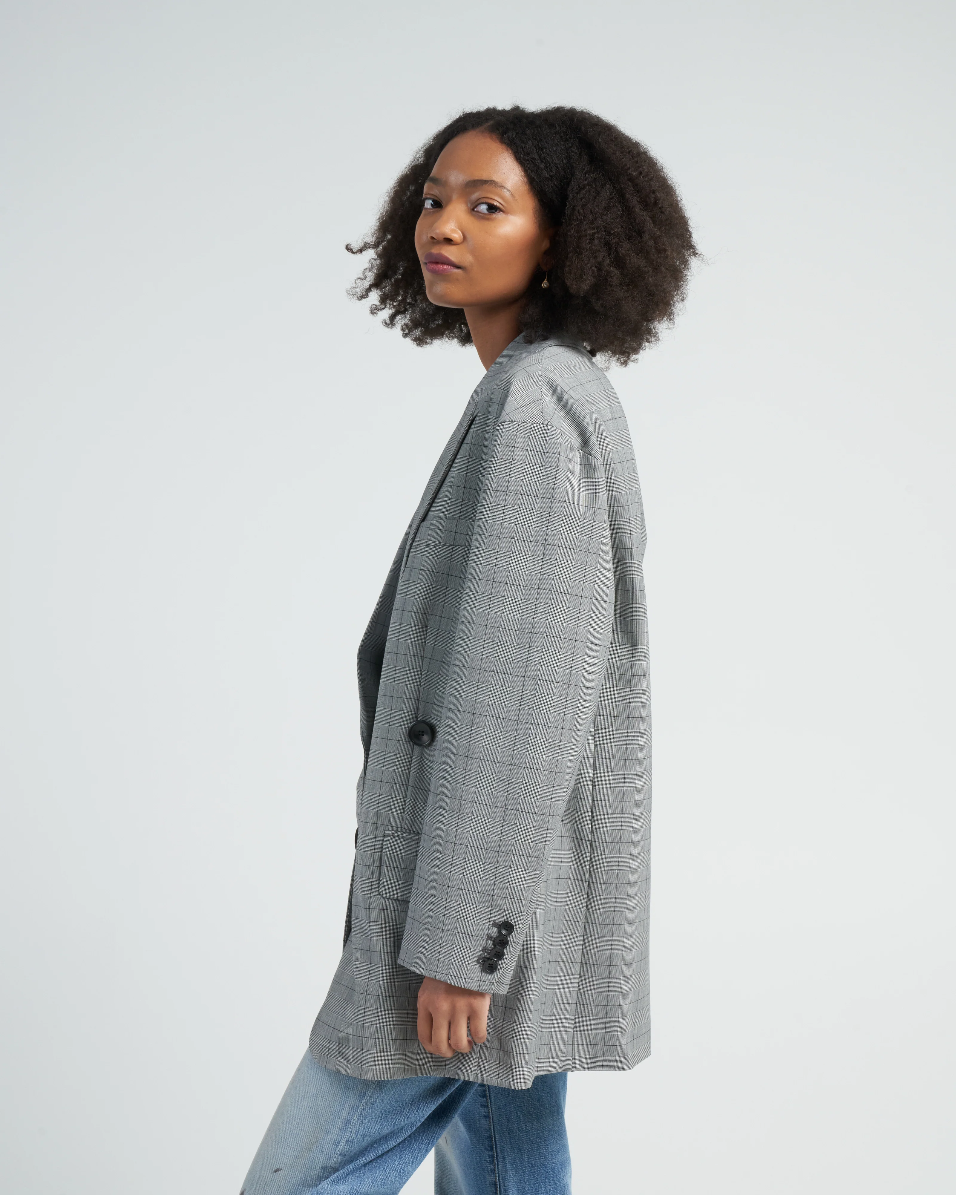 menswear suiting liam blazer - white/black - Image 3
