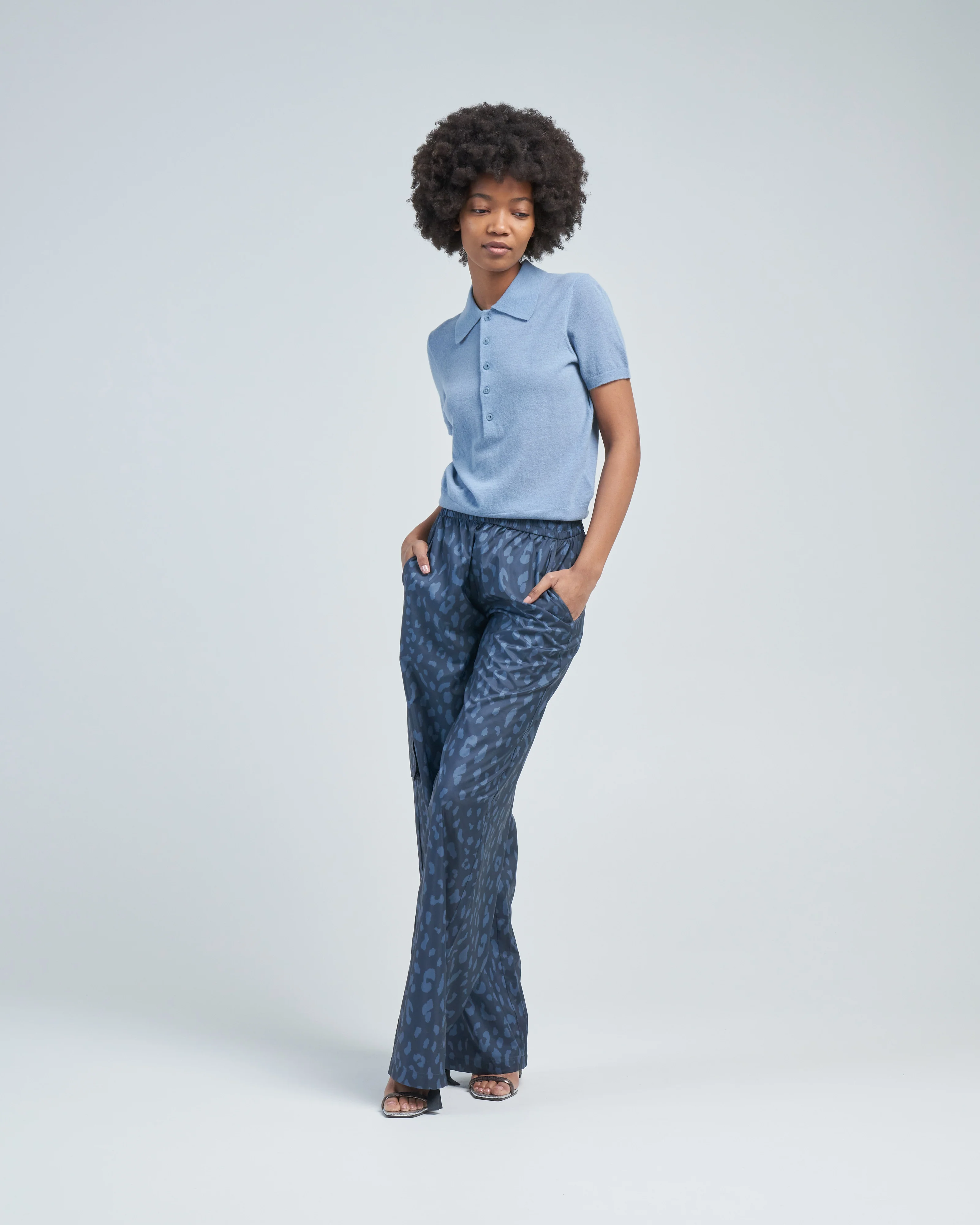 mercerized wool shrunken polo - Image 2