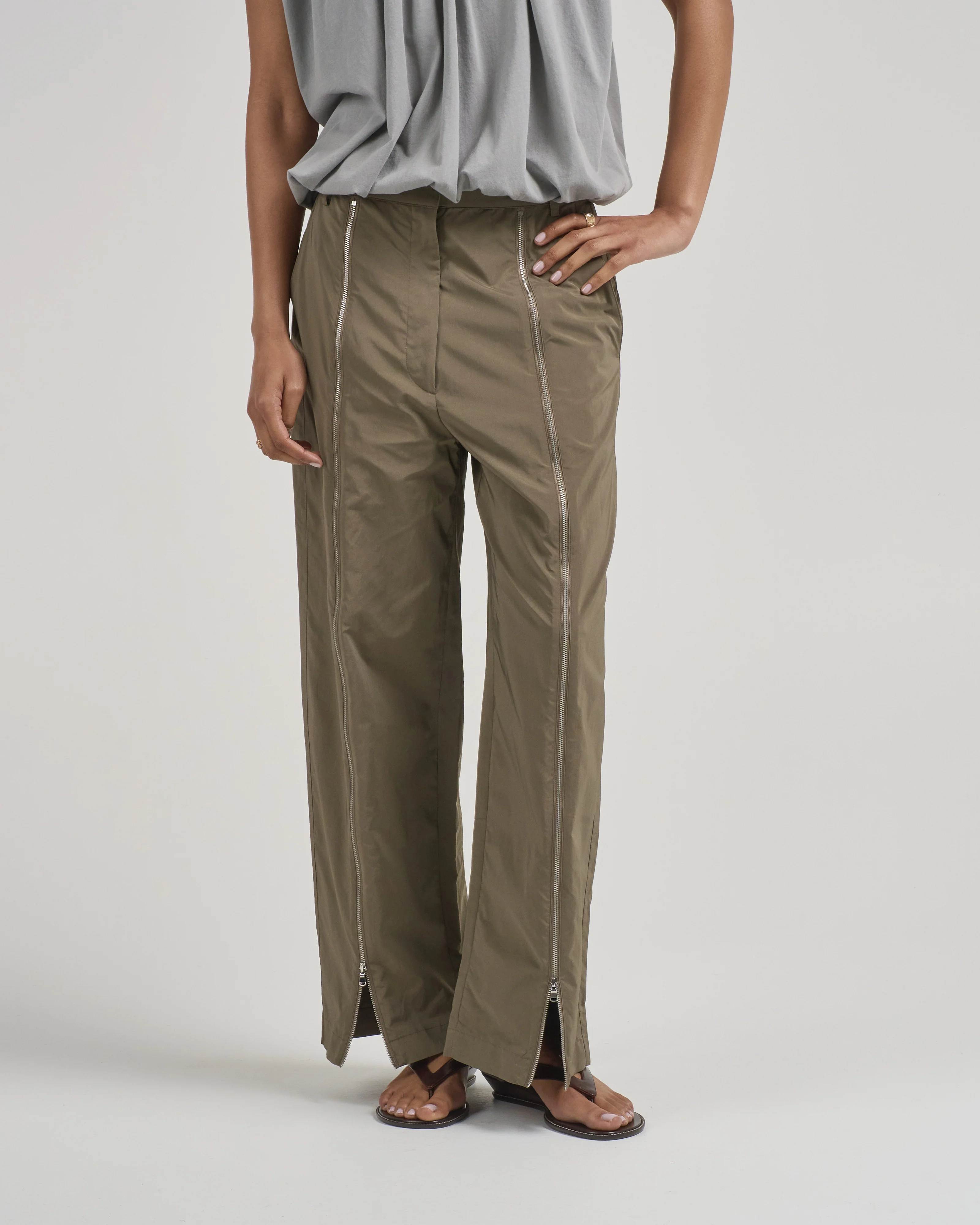 nylon zipper trouser - Image 3