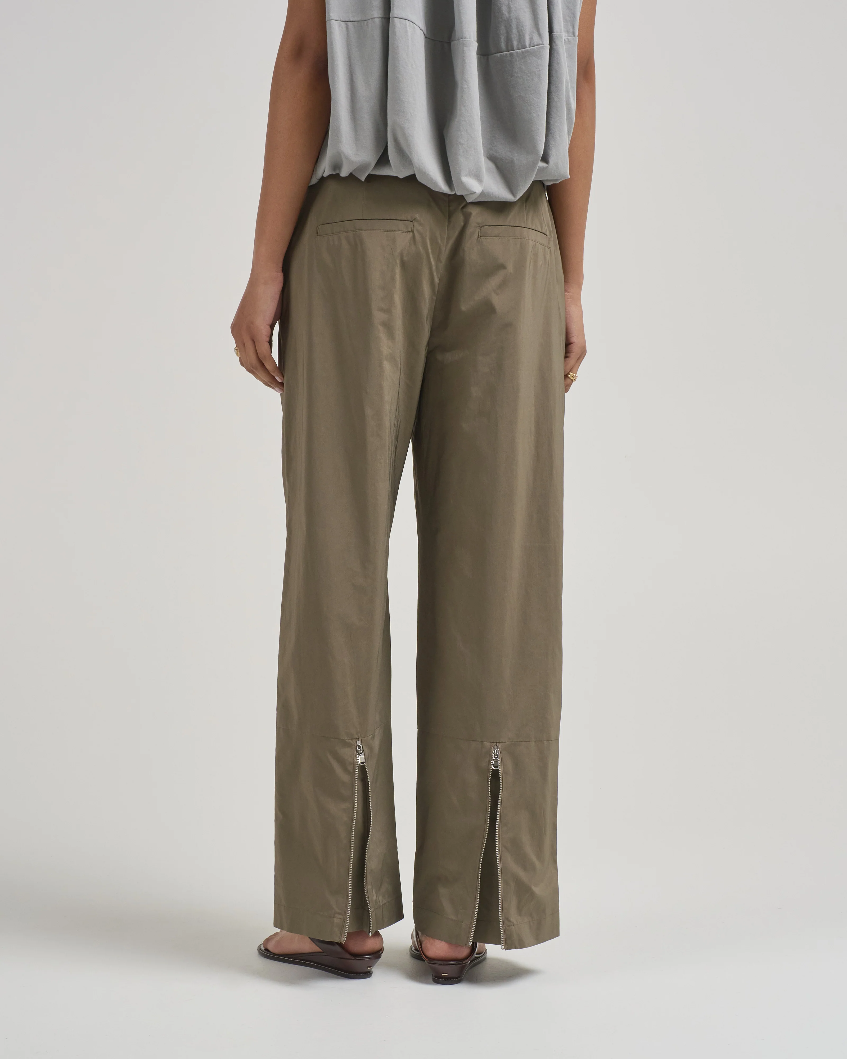 nylon zipper trouser - Image 5