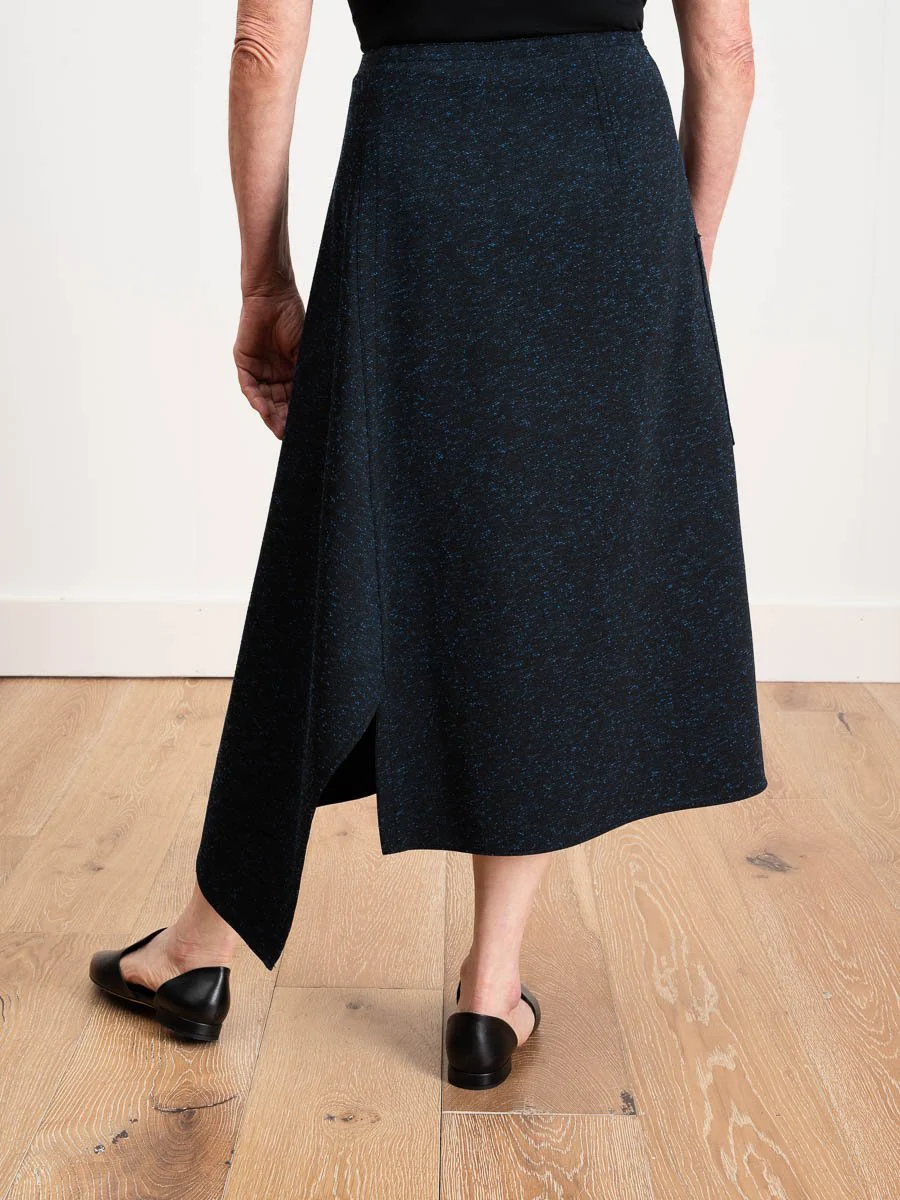 origami skirt - black/blue multi - Image 3