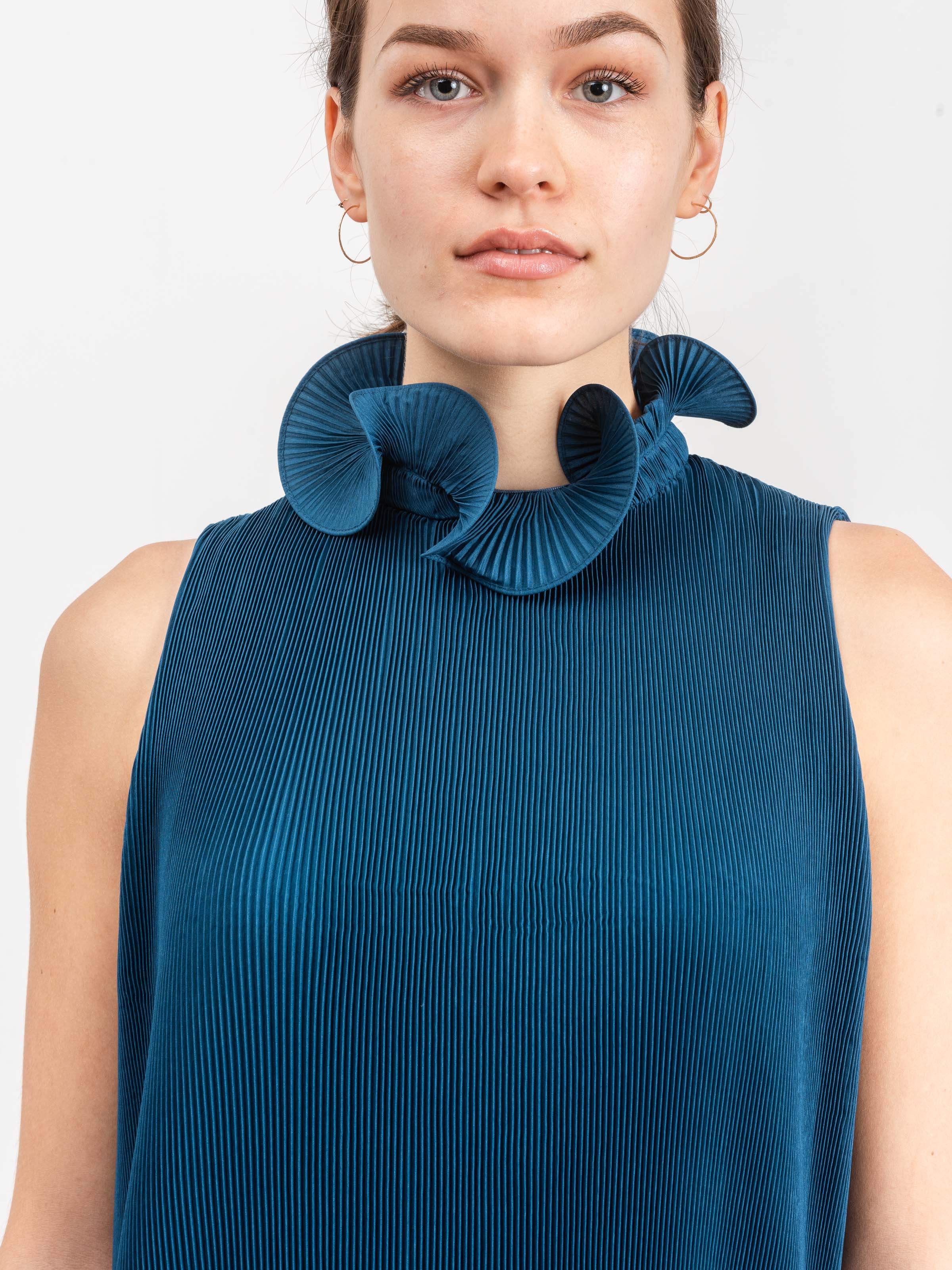 pleated short dress - Image 7