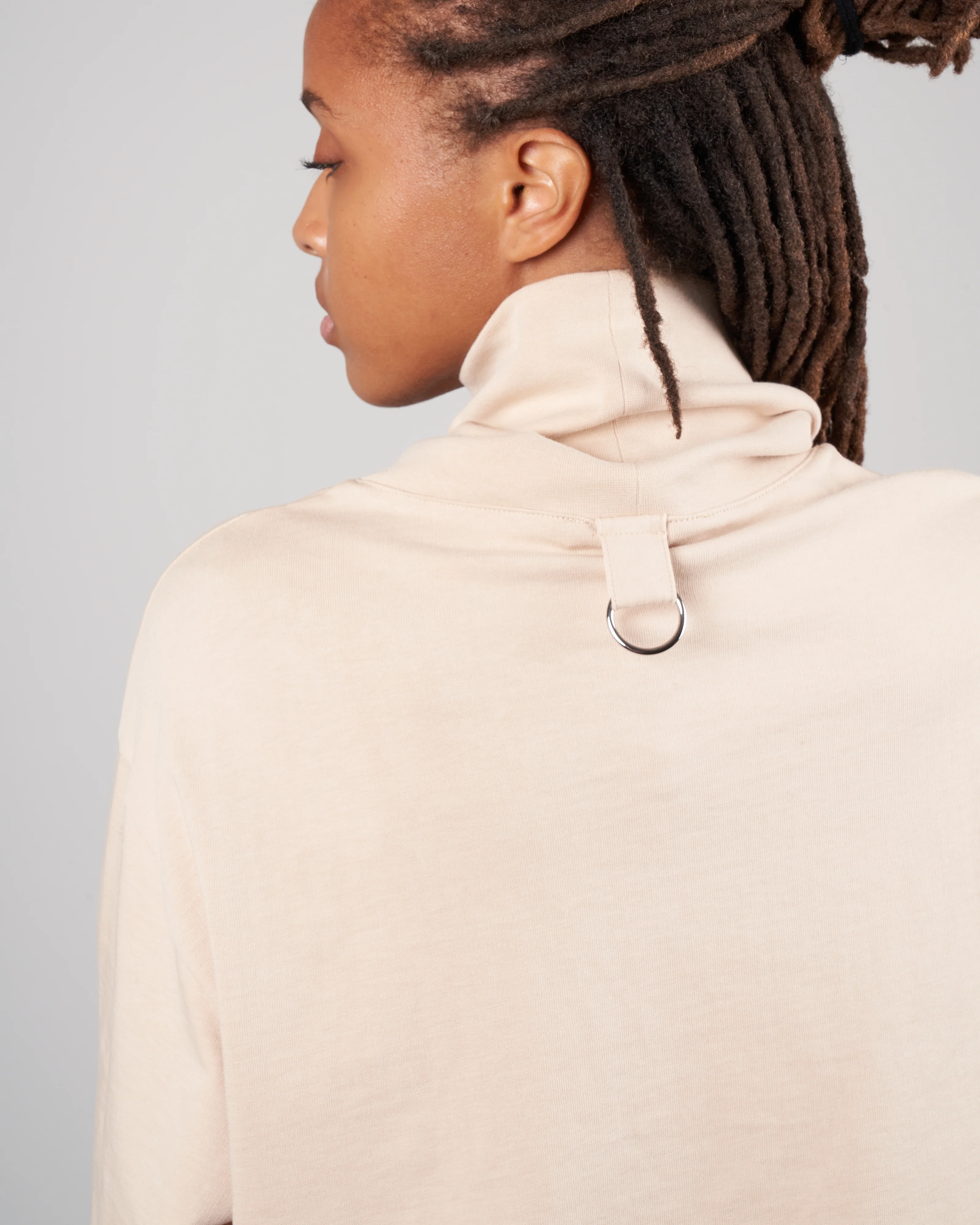 punto milano turtleneck shirt - light toffee - Image 5