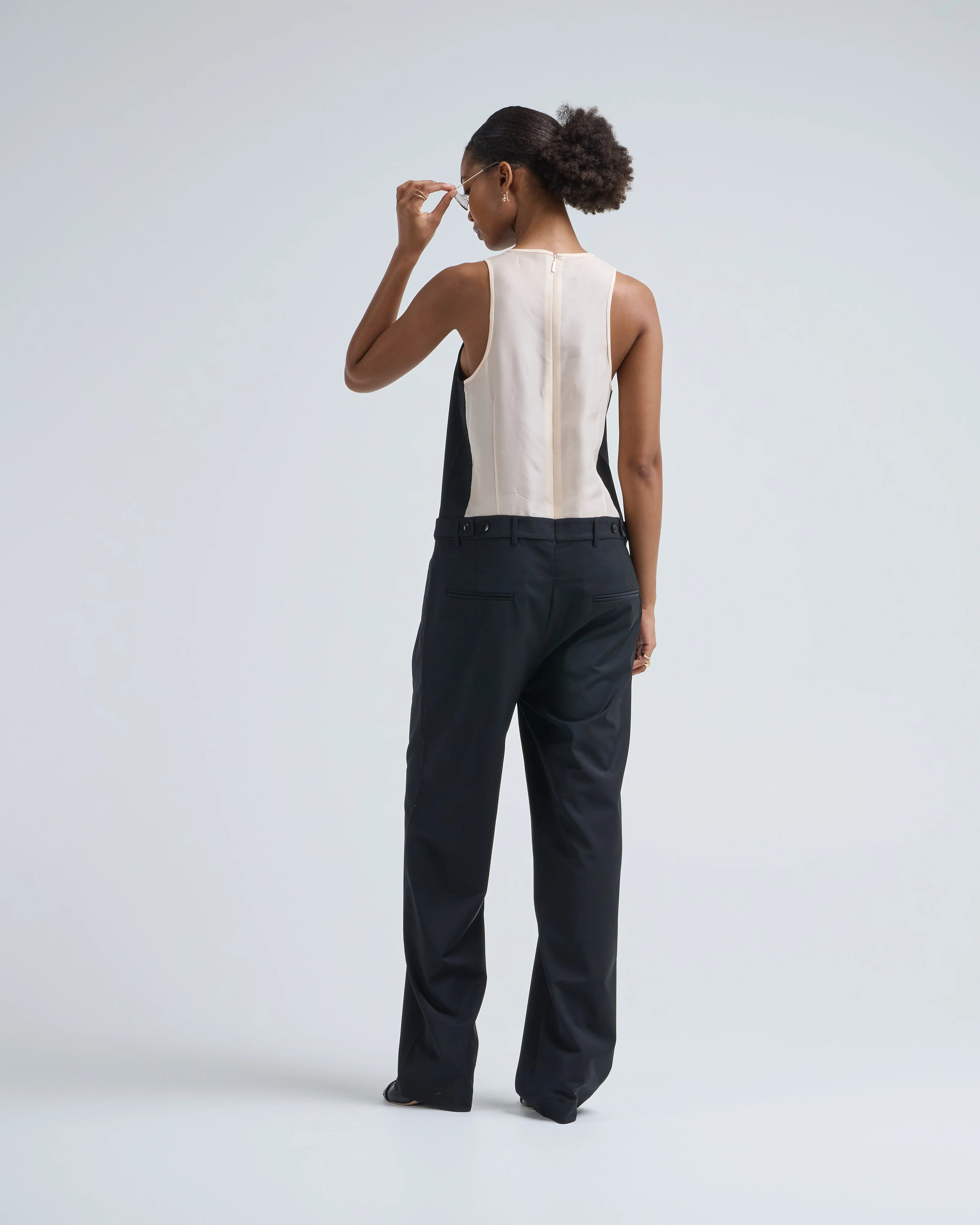 recycled tropical wool jumpsuit - Image 2