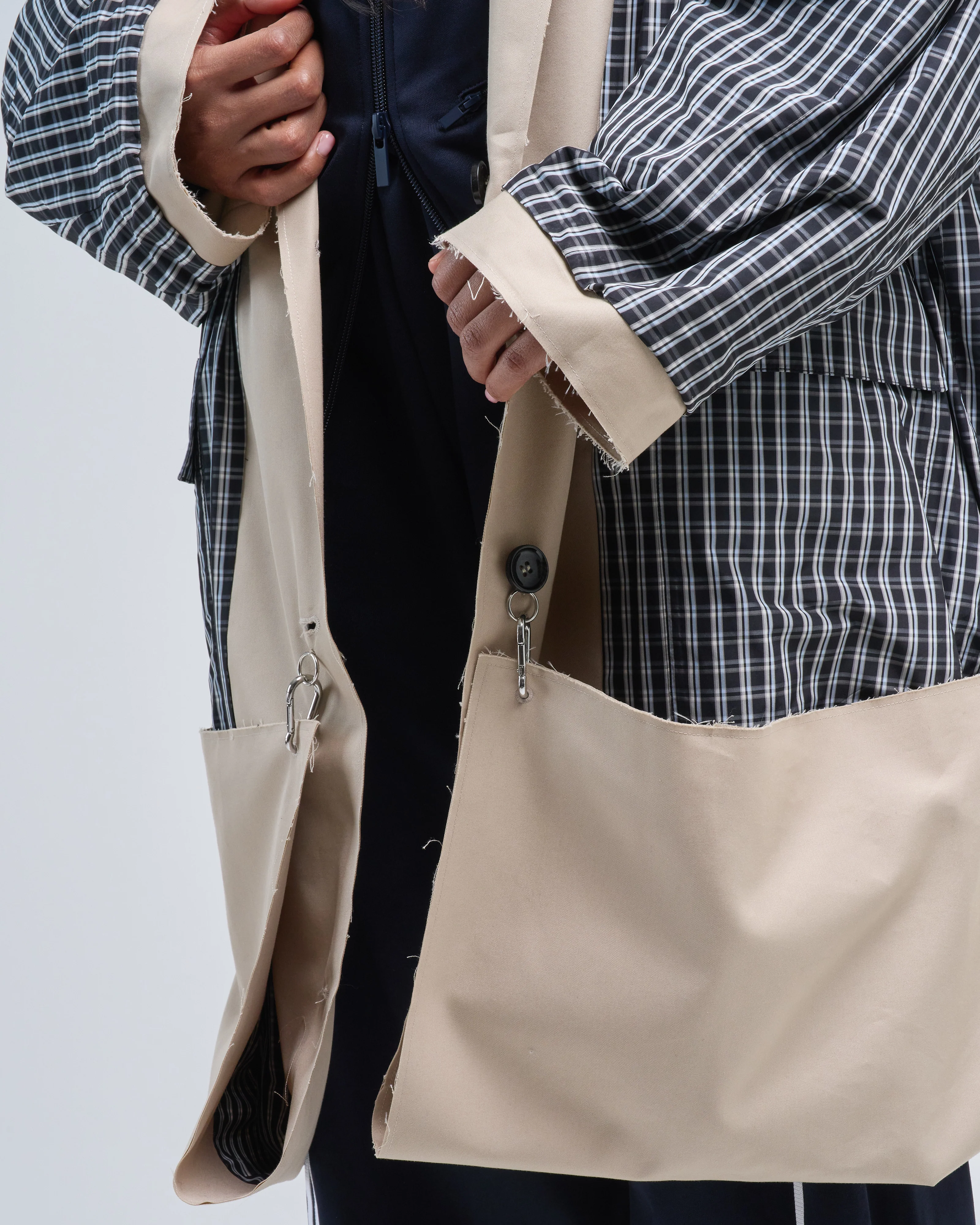 reversible cuffed trench - Image 3