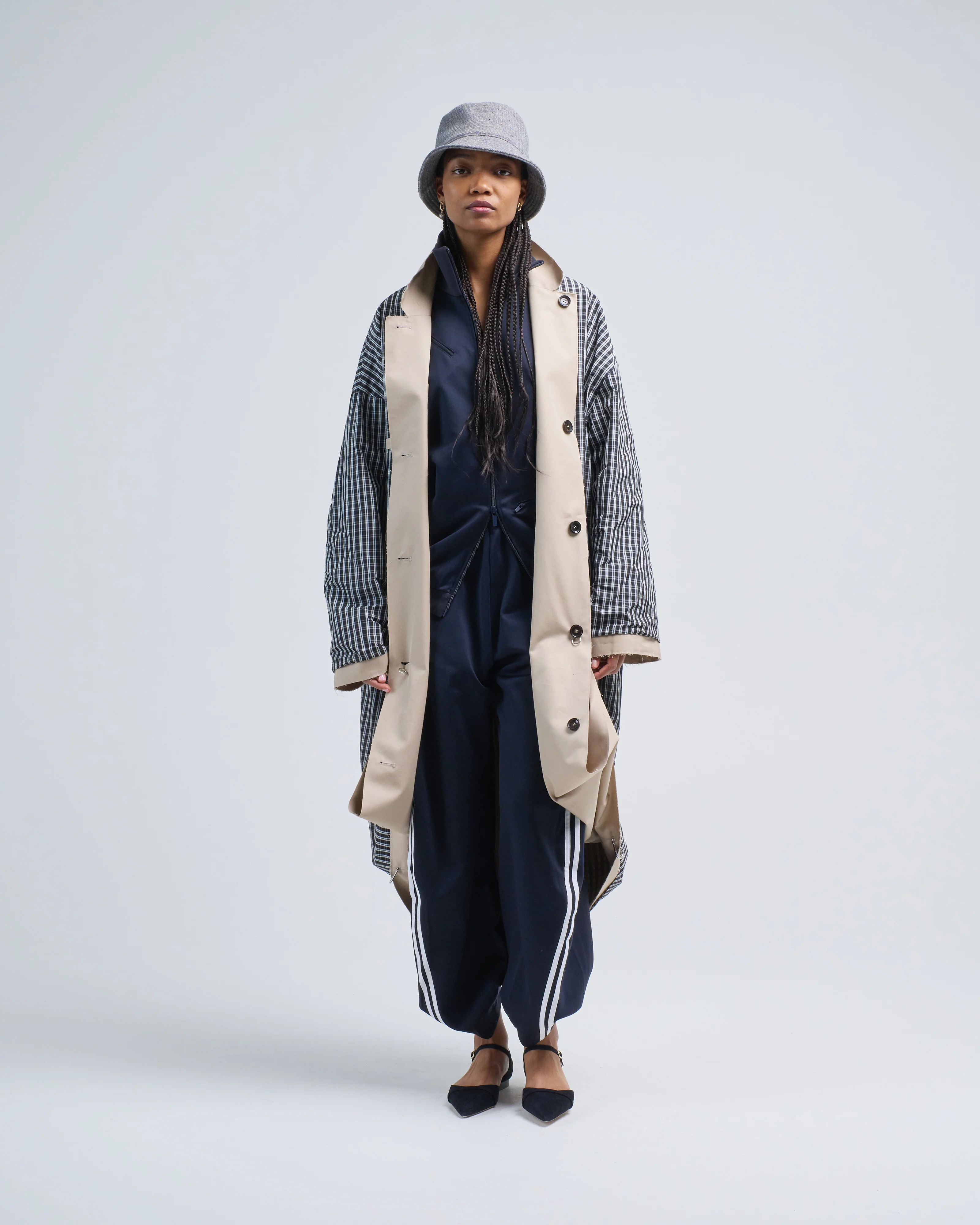 reversible cuffed trench - Image 8