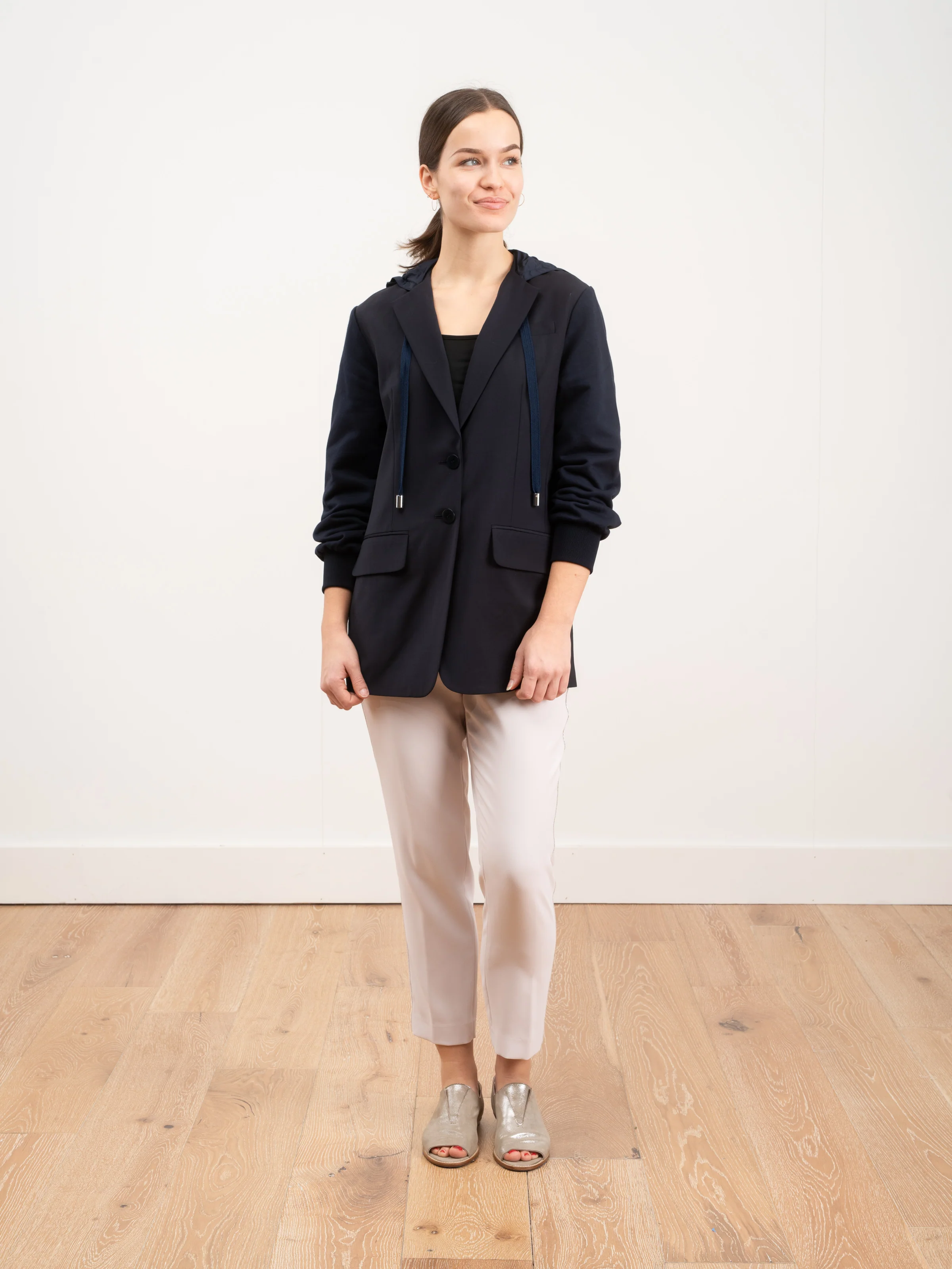 reversible hoodie blazer - Image 4
