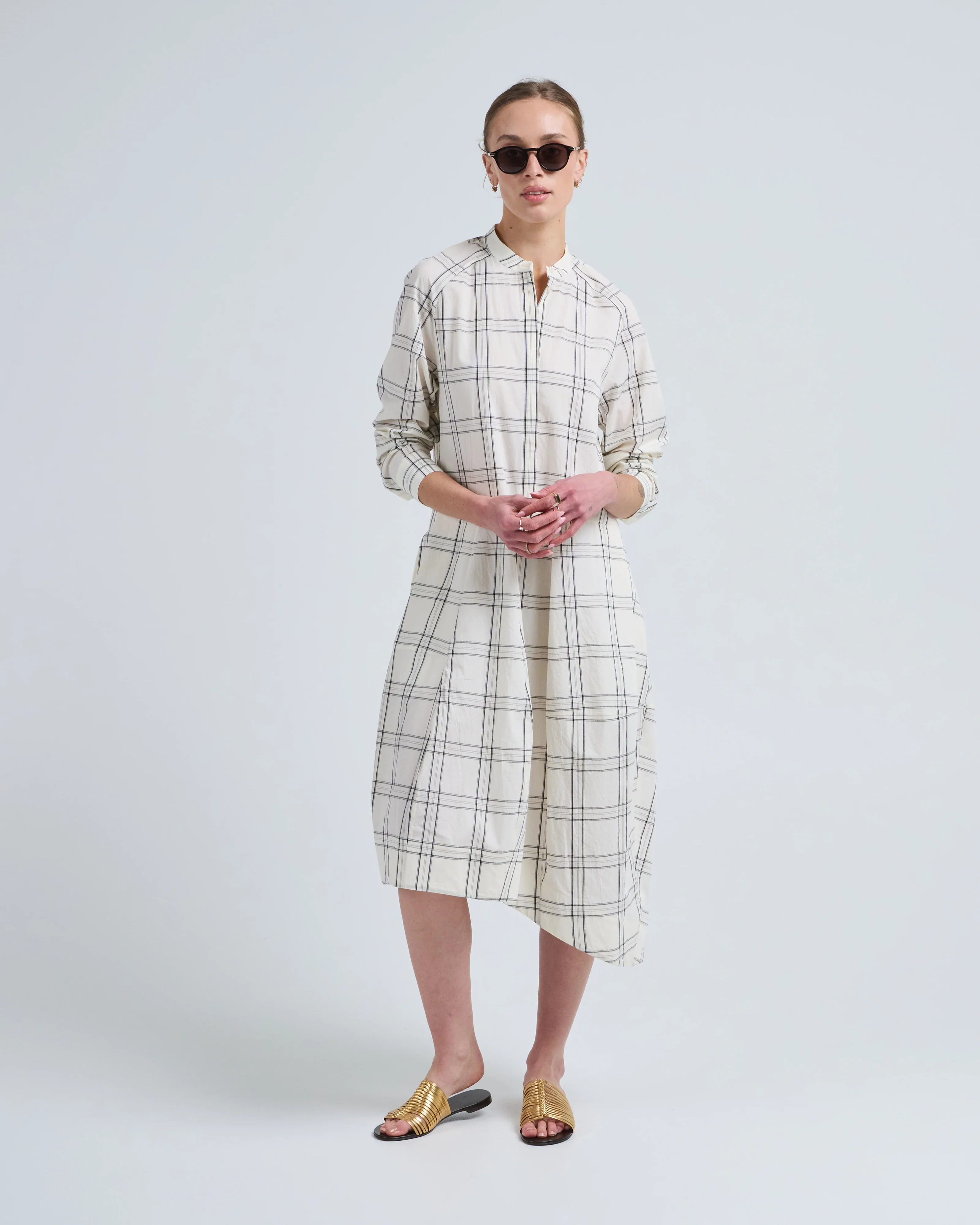 russel plaid balloon dress - Image 2