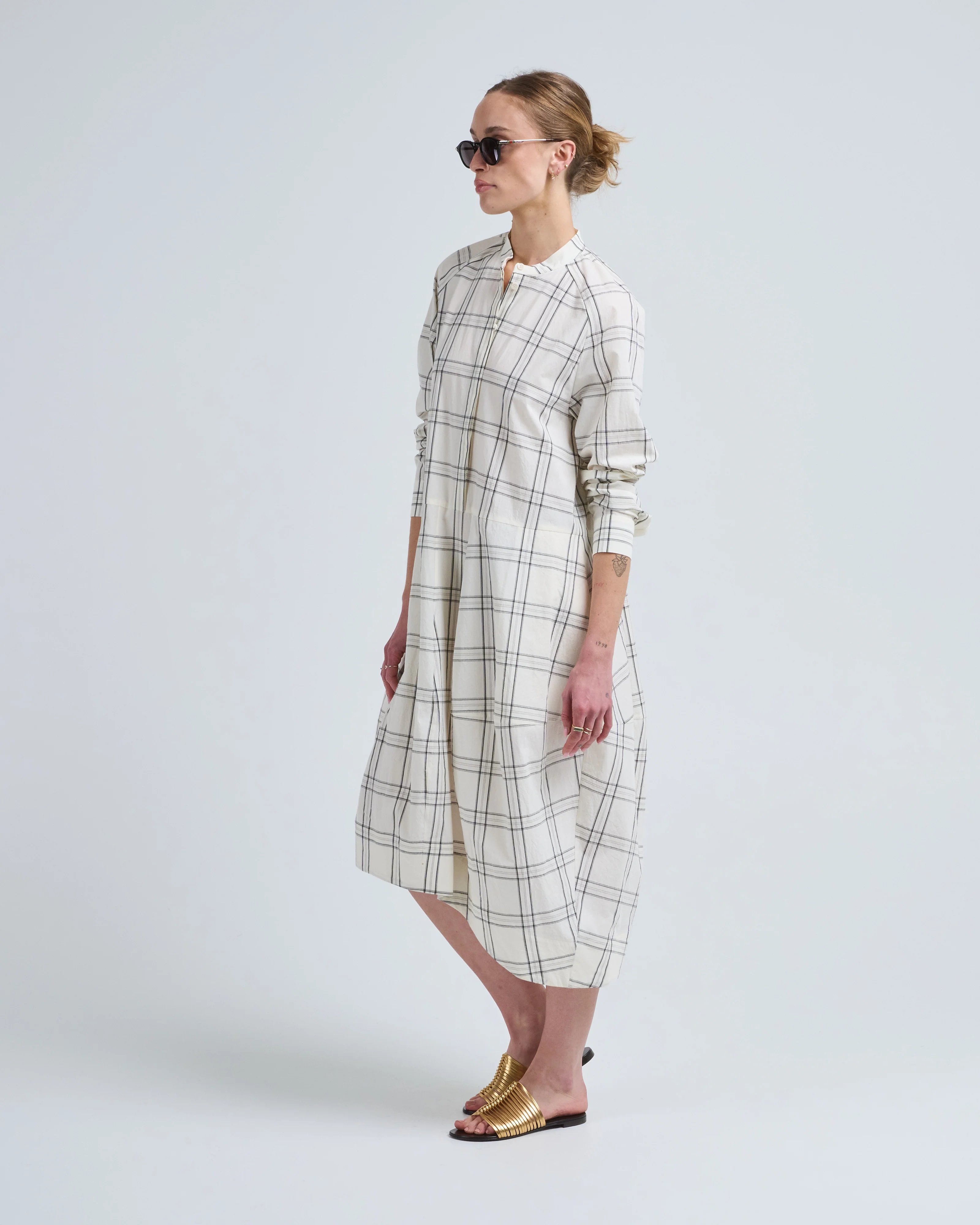 russel plaid balloon dress - Image 3