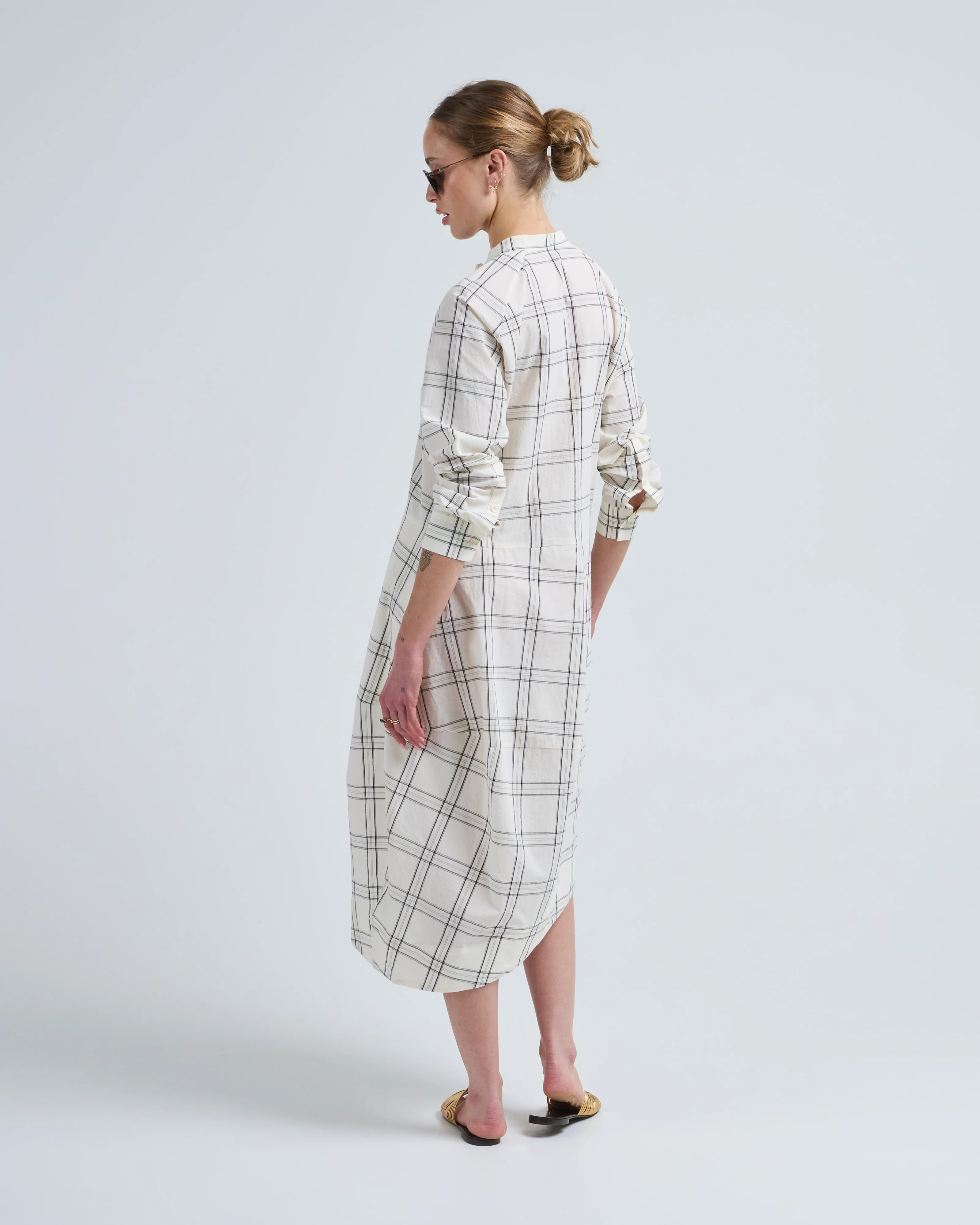 russel plaid balloon dress - Image 4