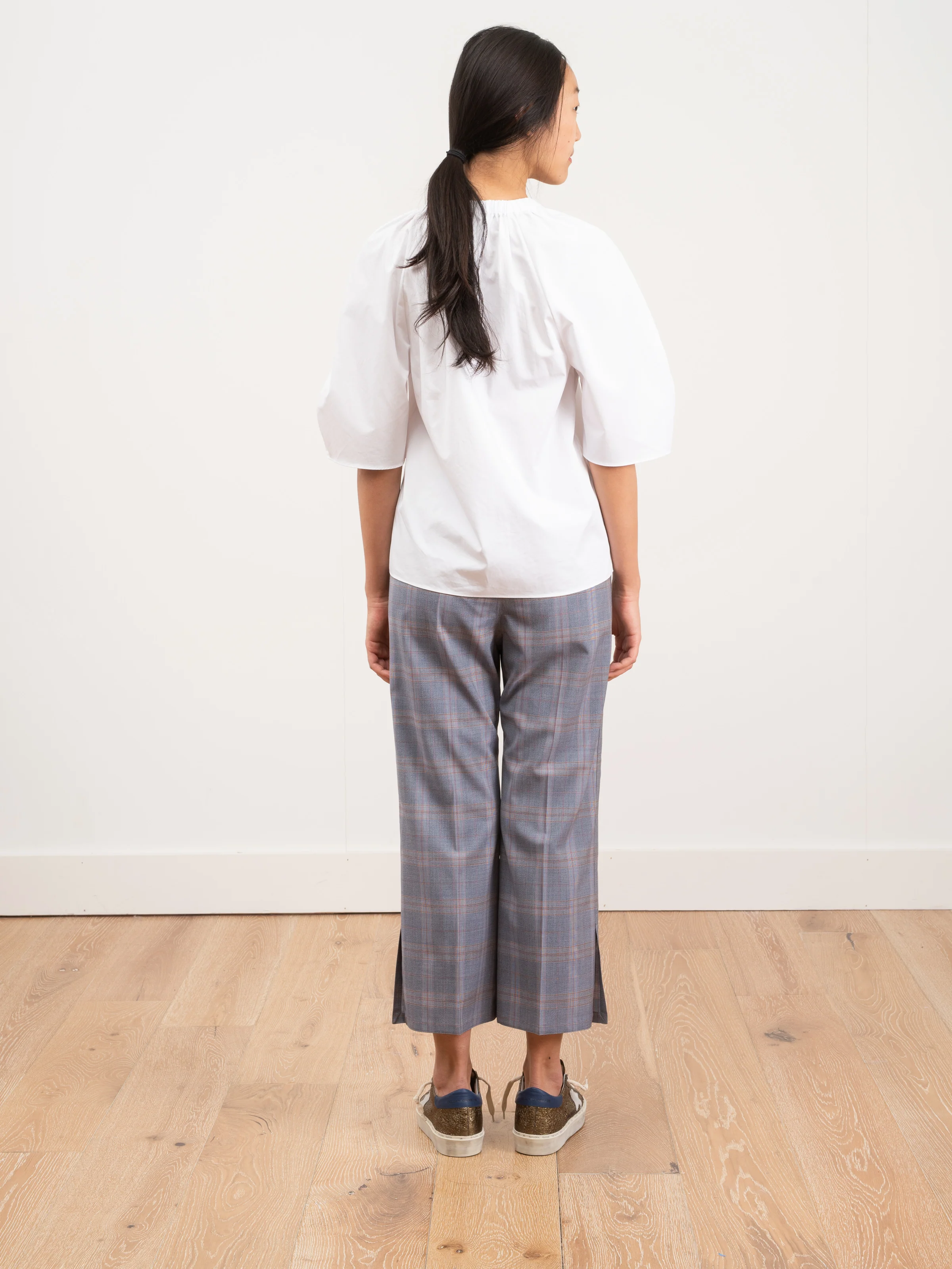 deep v shirred top - Image 3