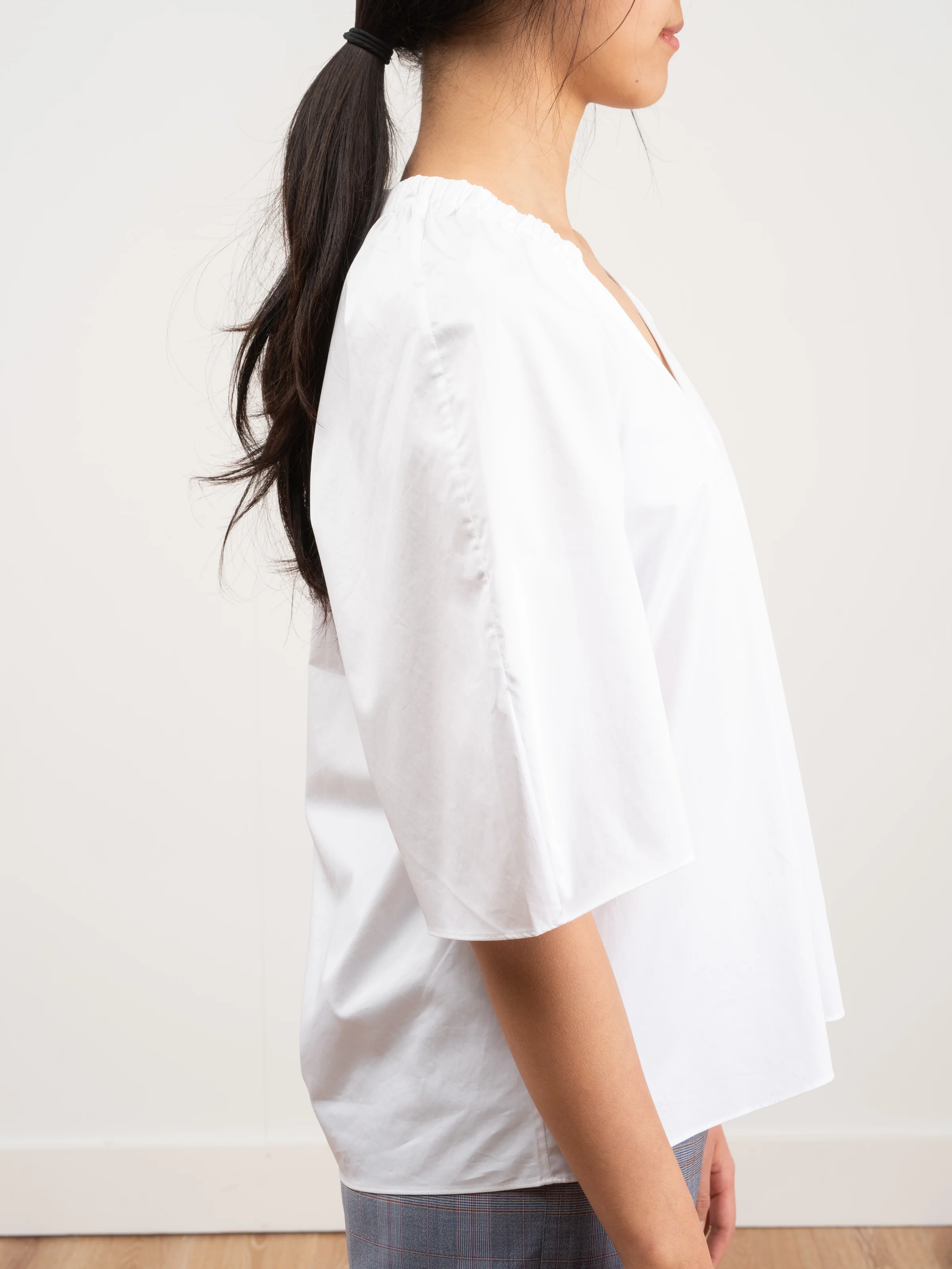 deep v shirred top - Image 5