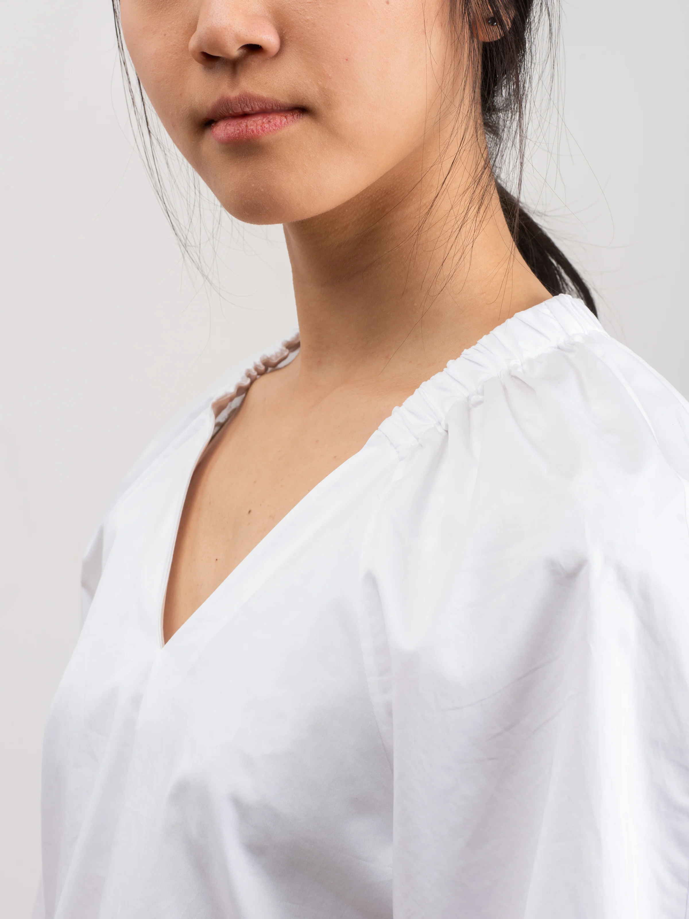 deep v shirred top - Image 7