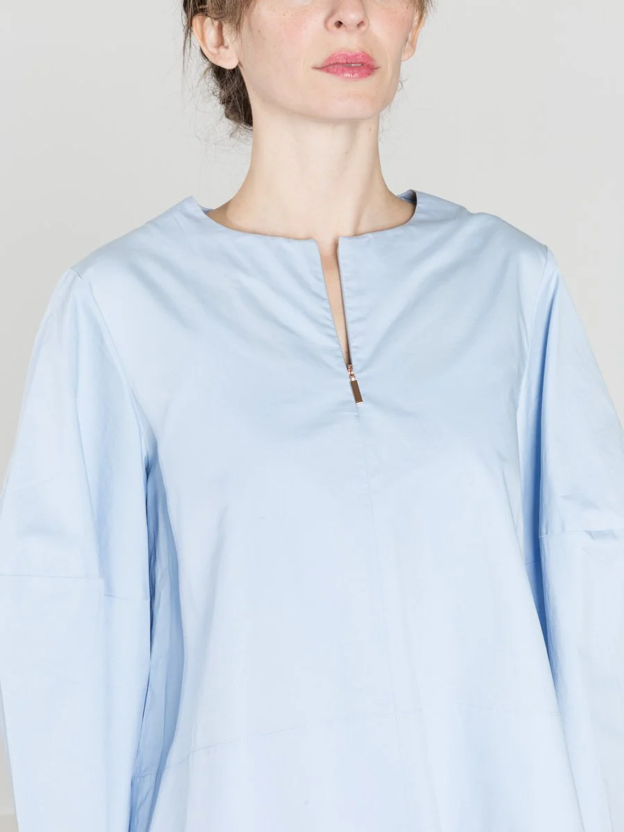 zip front top - blue - Image 5